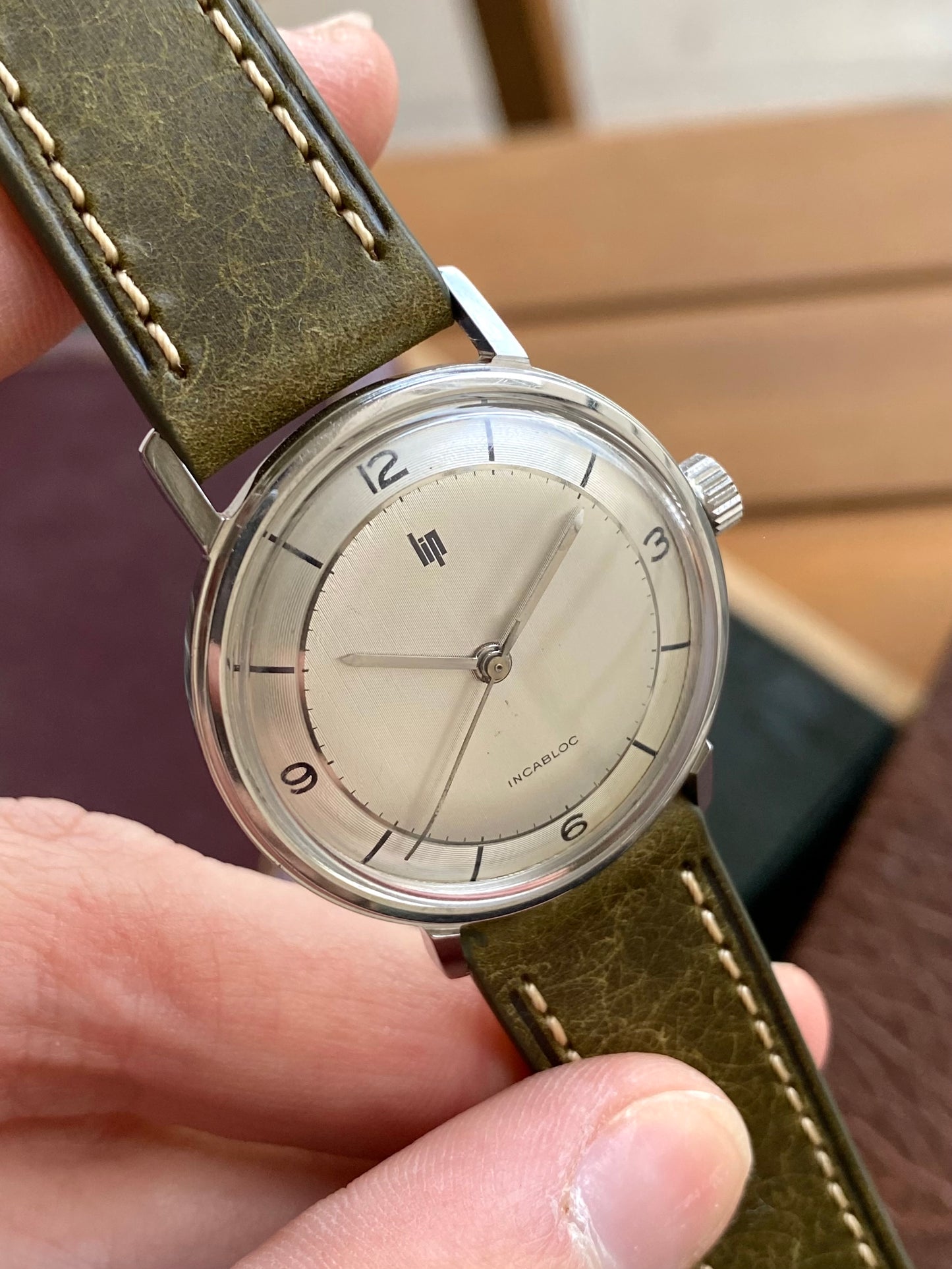 LIP France Montre Vintage Mécanique Acier Calibre R23 1960