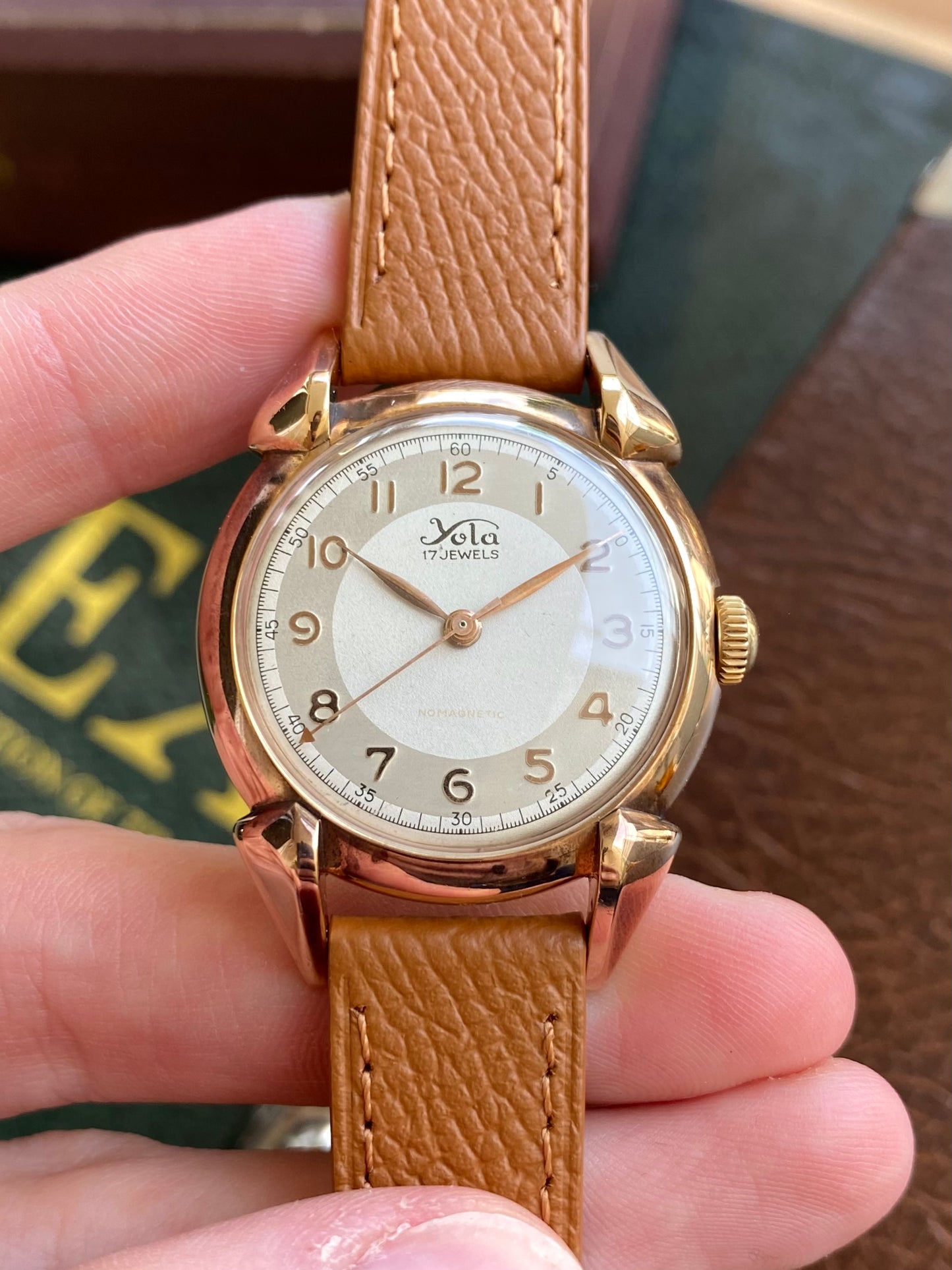 Yola Montre Vintage Mécanique France - Plaqué Or 1940