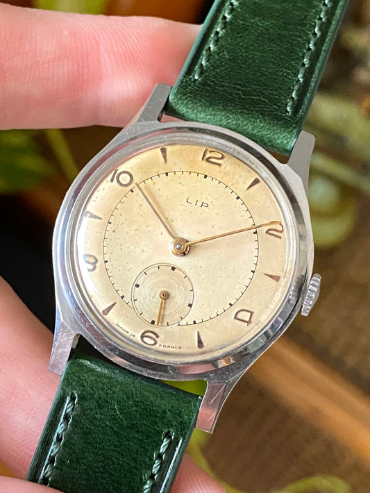 LIP R25 Made In France - Montre Vintage Mécanique Acier 1940