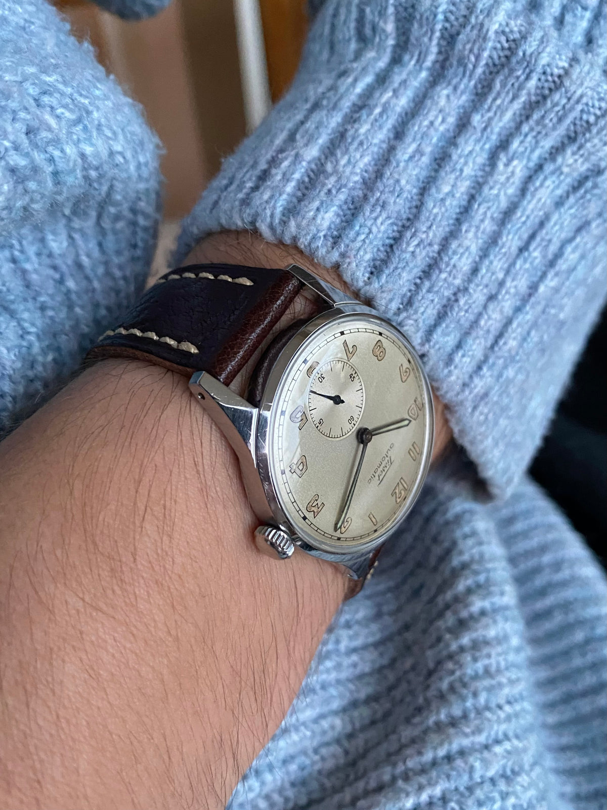 Tissot Bumper Automatic Ref. 6540-1 Montre Vintage Mécanique Acier 1940