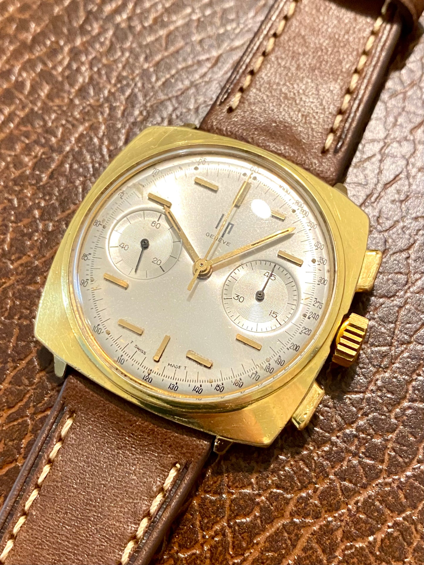 LIP Genève Chronograph RCH830 Montre Vintage Mécanique Swiss "Top Time" 1960