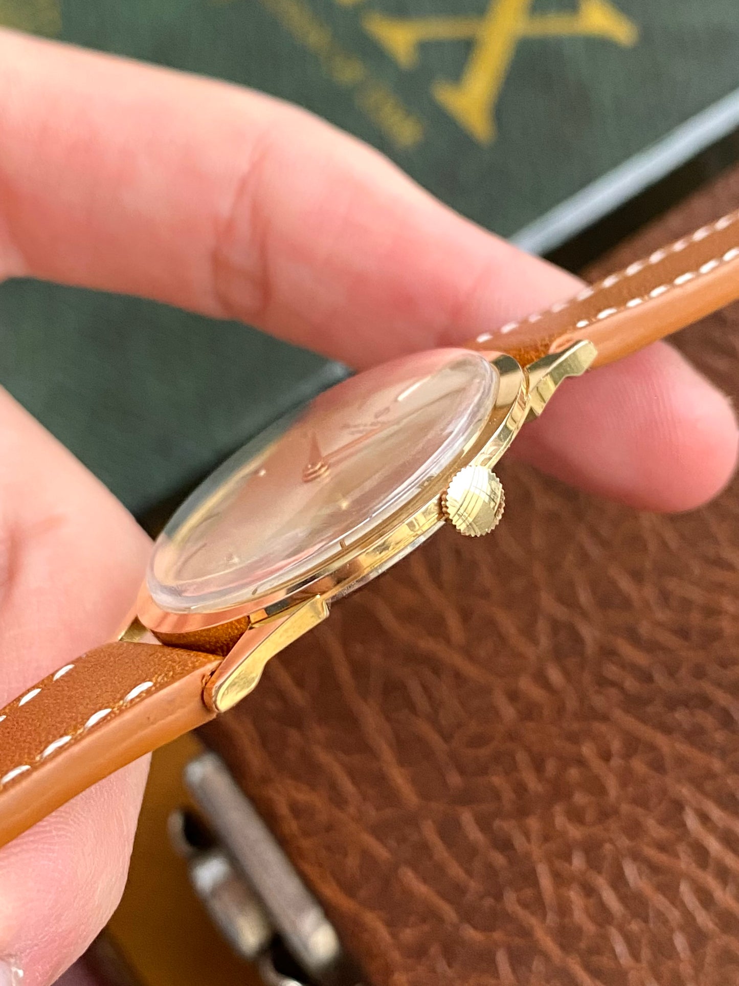 Baume & Mercier 2599 Montre Vintage Mécanique Extra-Plate Plaqué Or BM1050 - 1960