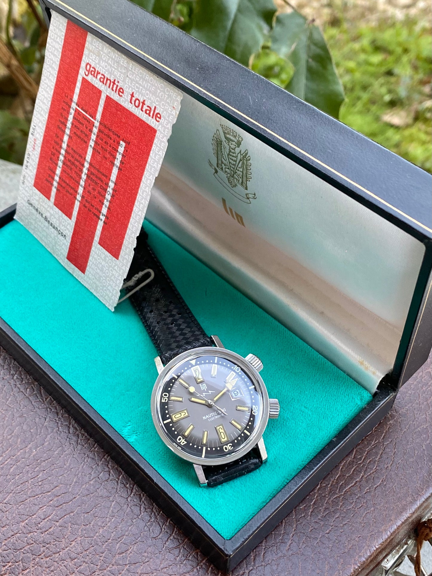 LIP Nautic-Ski Electronic Gris - Boîte + Garantie Totale - Montre Vintage R148 - 1969
