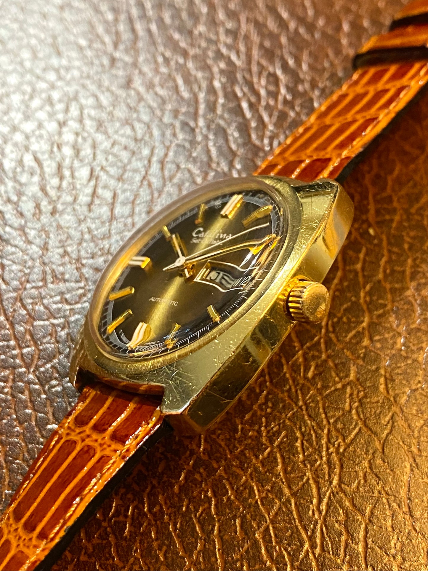 Catalina (Bulova - Caravelle) Set-O-Matic Montre Vintage Automatic 1970