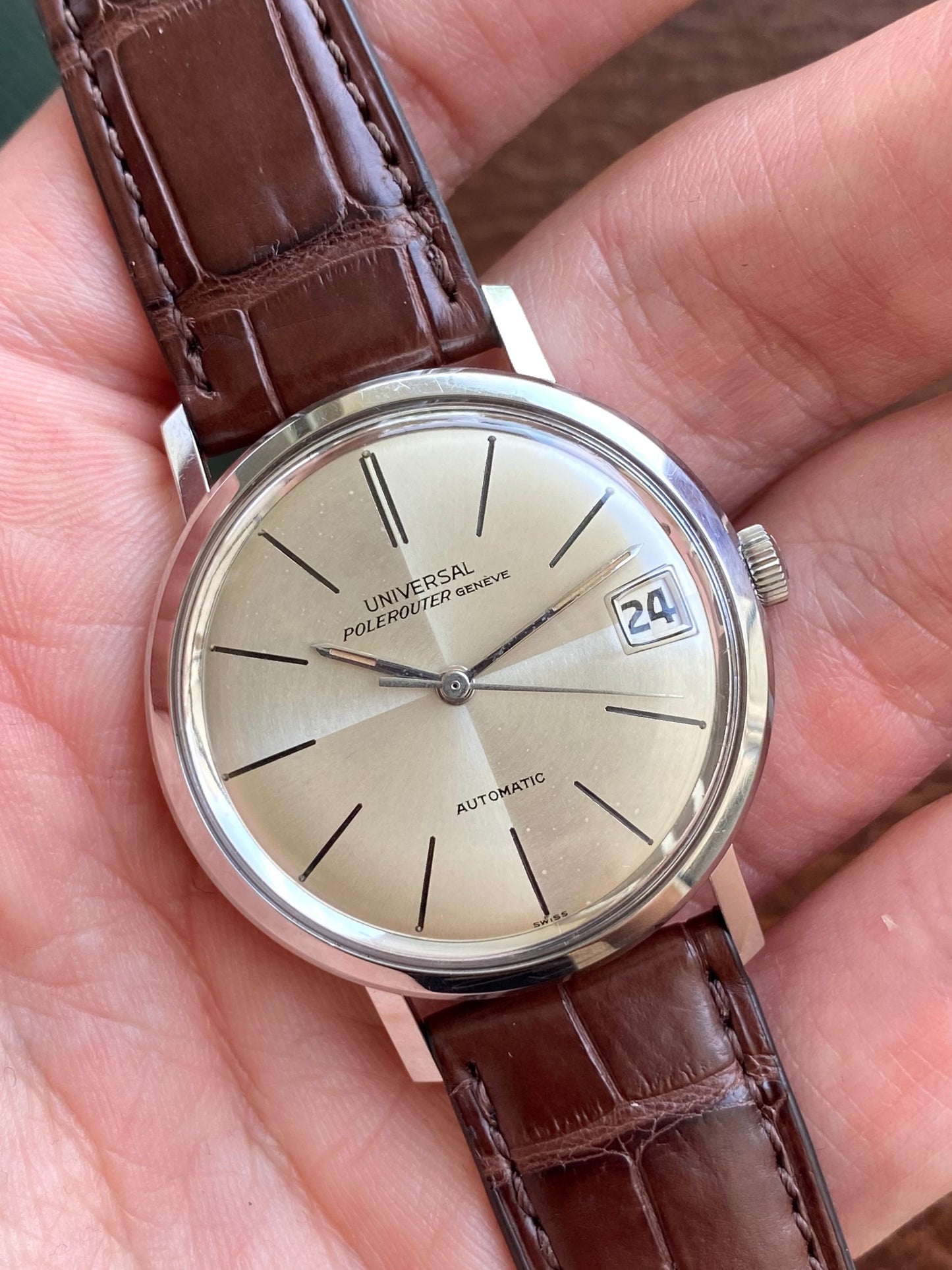 Universal Polerouter Genève Automatic Microtor - Ref.204604-4 - Cal. 218-2 - Montre Vintage Mécanique 1960