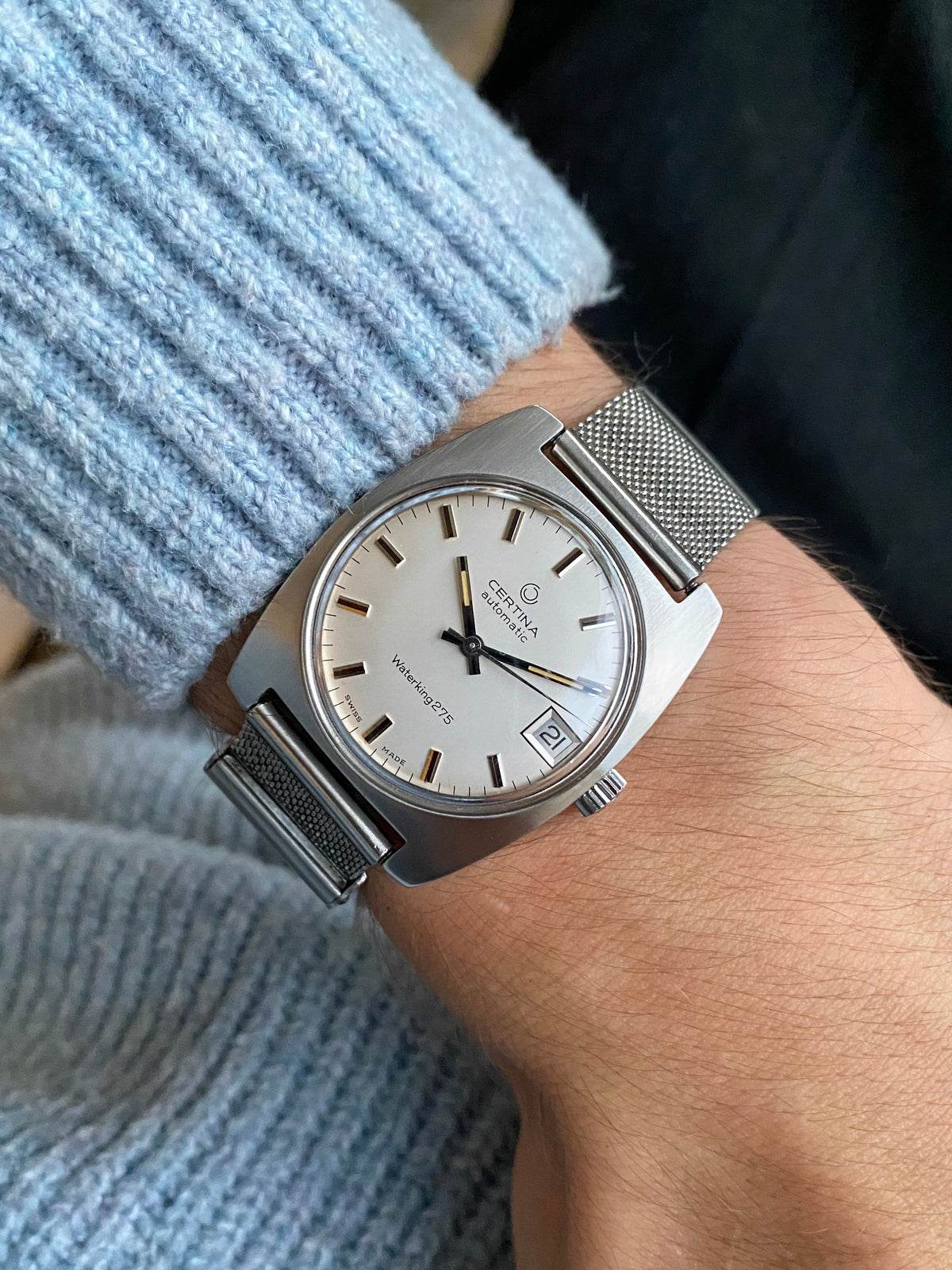 Certina WaterKing275 Automatic - Montre Vintage Suisse Mécanique Acier 1960