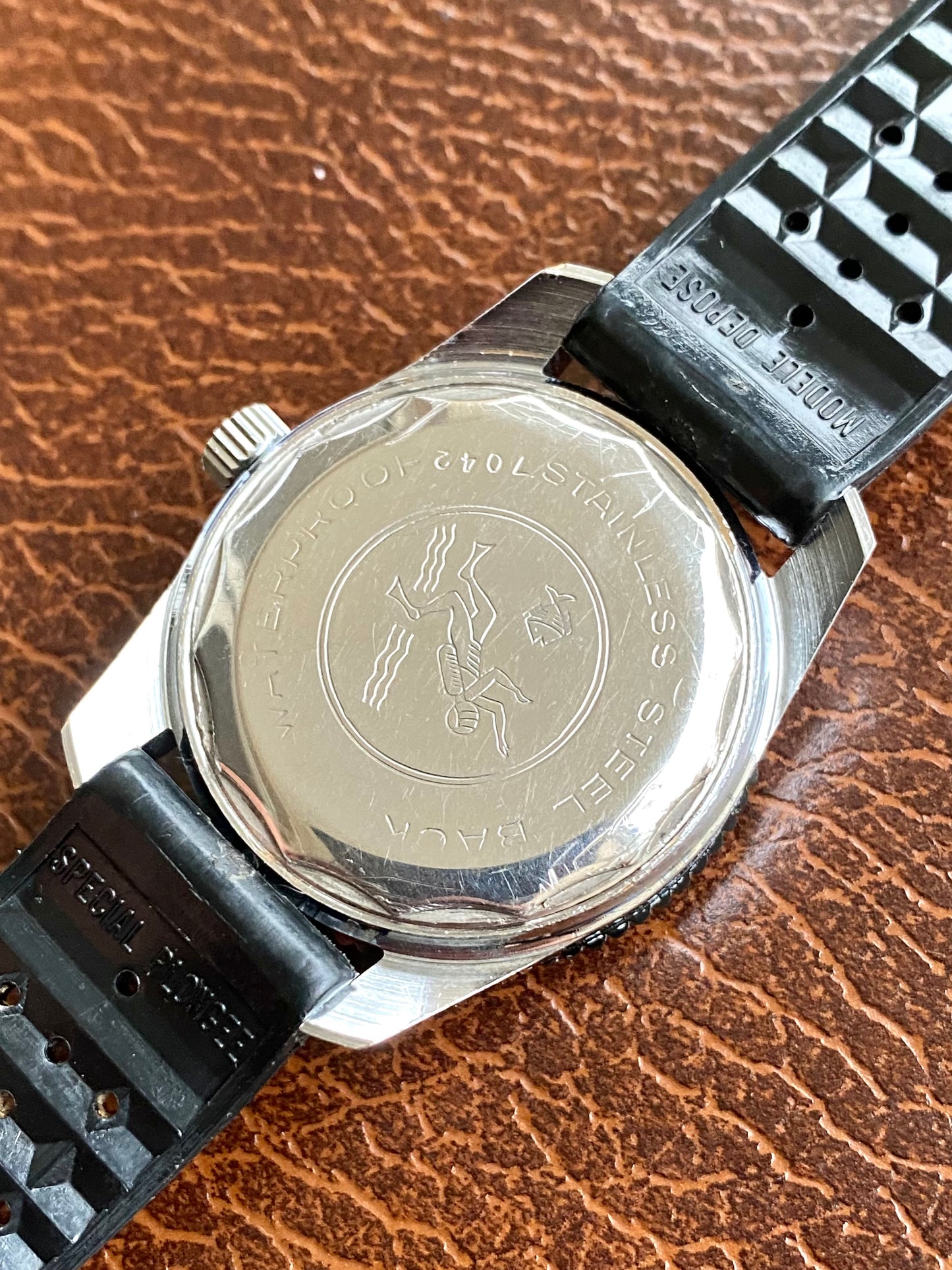 Yema Sous-Marine Rallye Dial Montre Vintage Mécanique FE141-2 Plongée 1970