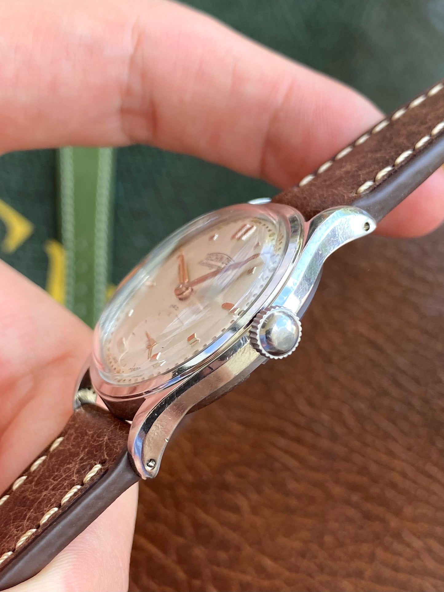 Technos Swiss Montre Vintage Mécanique Acier - 1950