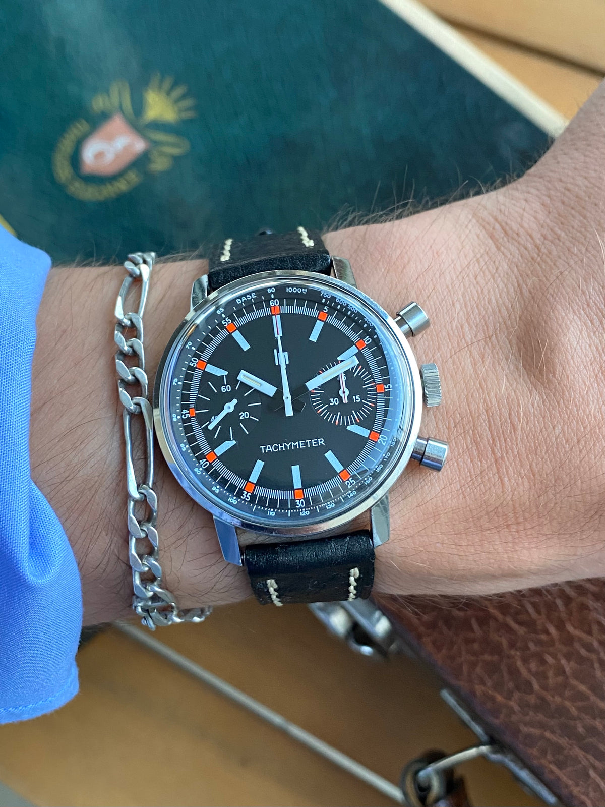 LIP Genève Tachymeter Rallye Chronographe Sport - Montre Vintage Mécanique Automobile 1960
