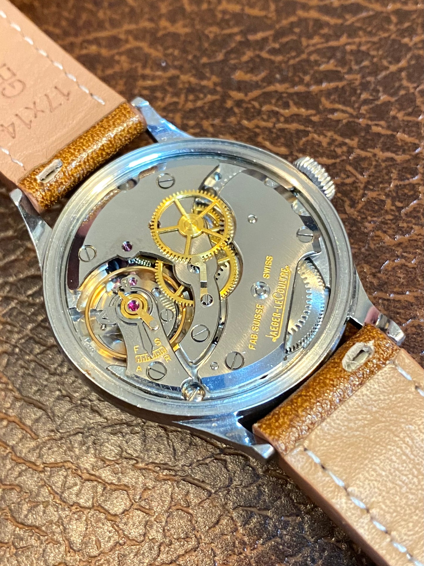 Jaeger-LeCoultre Calatrava - Montre Vintage Mécanique Suisse P478 Acier 1950