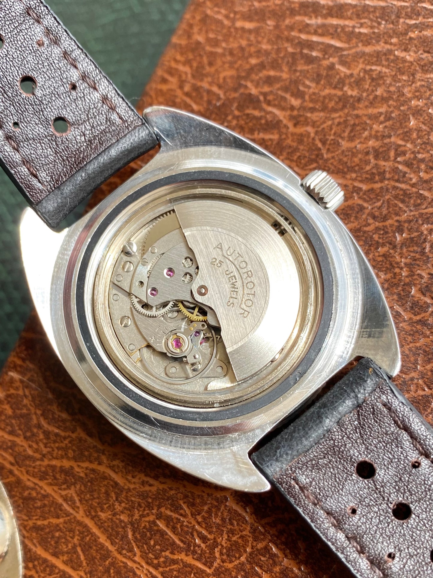 LIP France Automatic Diver Jour-Date - Montre Vintage Mécanique Plongée PUW1463 - 1960