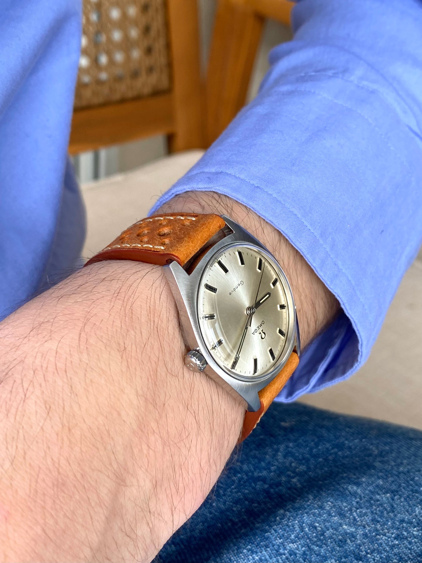 Omega Genève 135.041 - Montre Vintage Mécanique - Cal.601 Suisse 1969