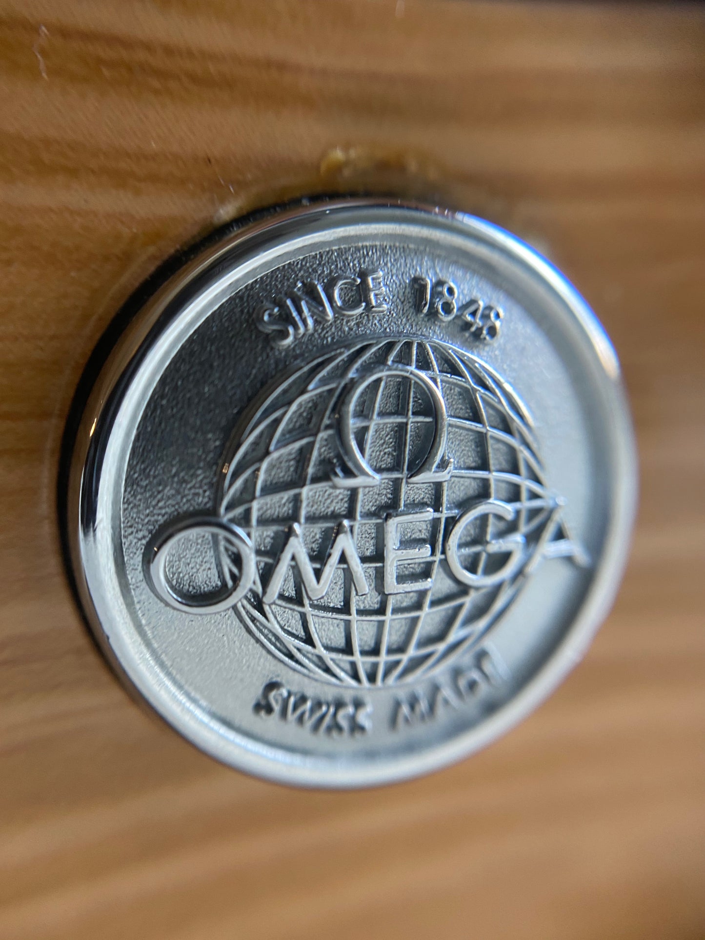 OMEGA Ecrin Boîte de Rangement Pour Montre de Luxe - Étui en Bois Laqué