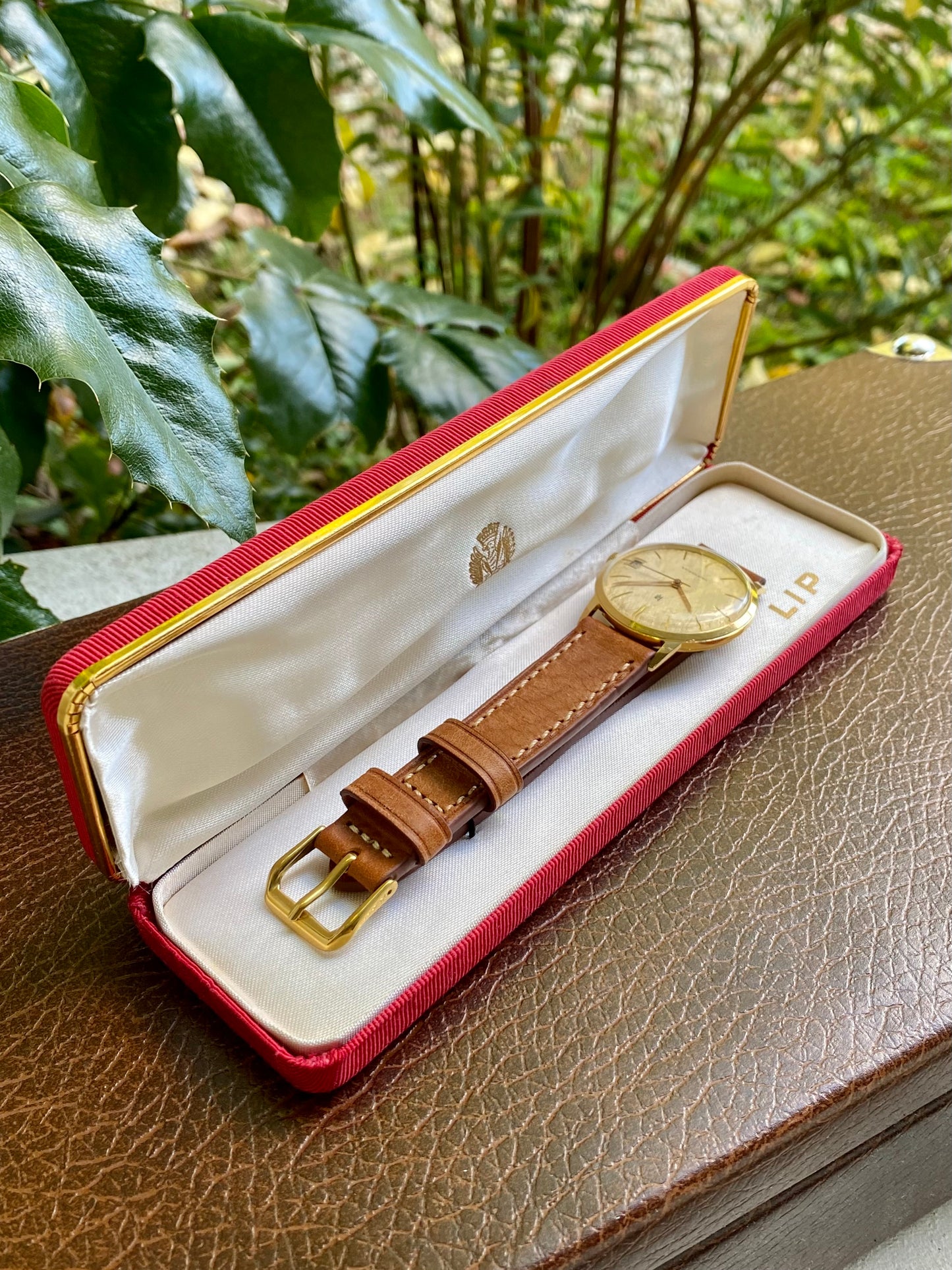 LIP Écrin Neuf de Montre Vintage Mécanique - Étui - Boîte 1960