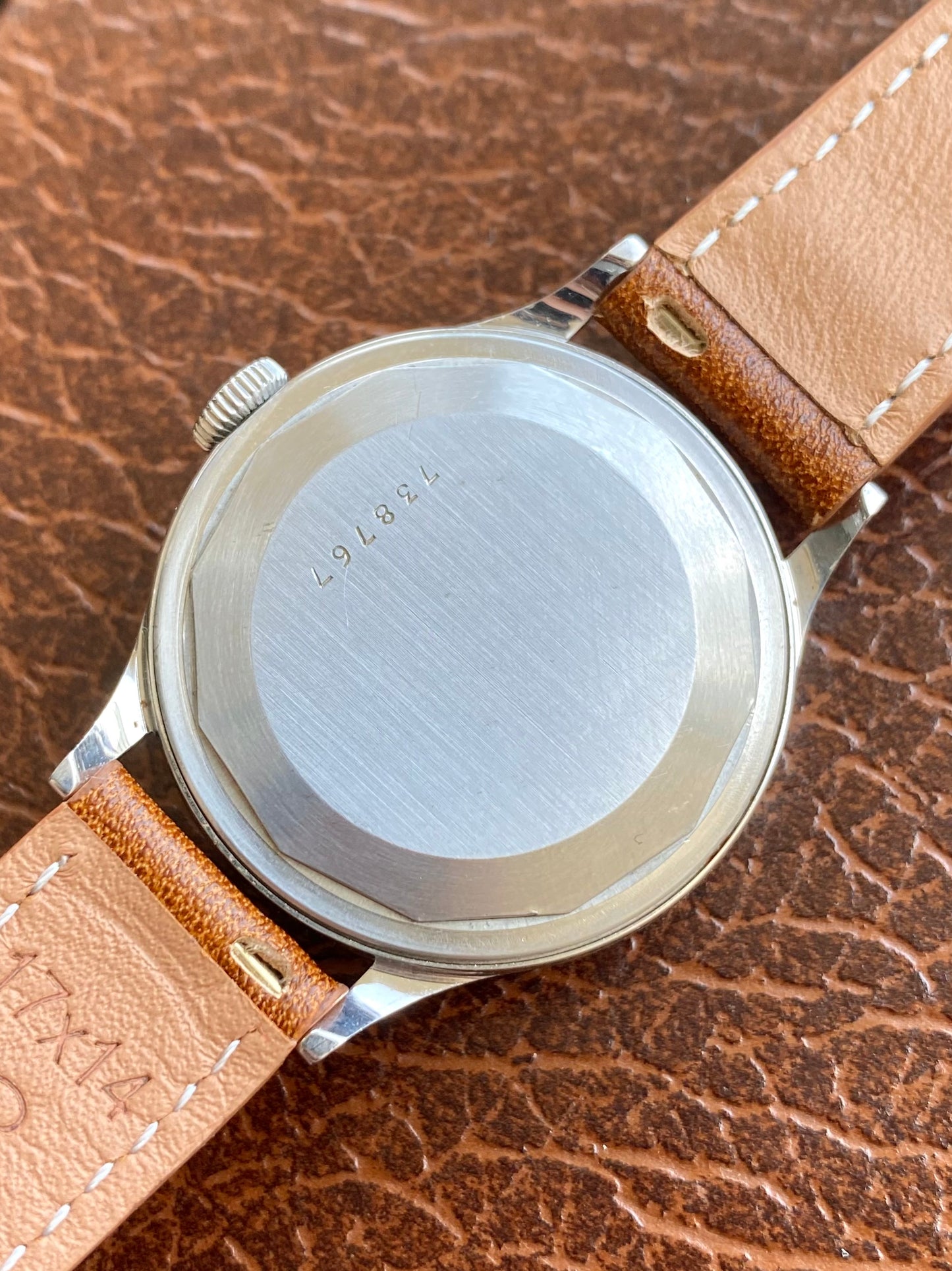 Jaeger-LeCoultre Calatrava - Montre Vintage Mécanique Suisse P478 Acier 1950