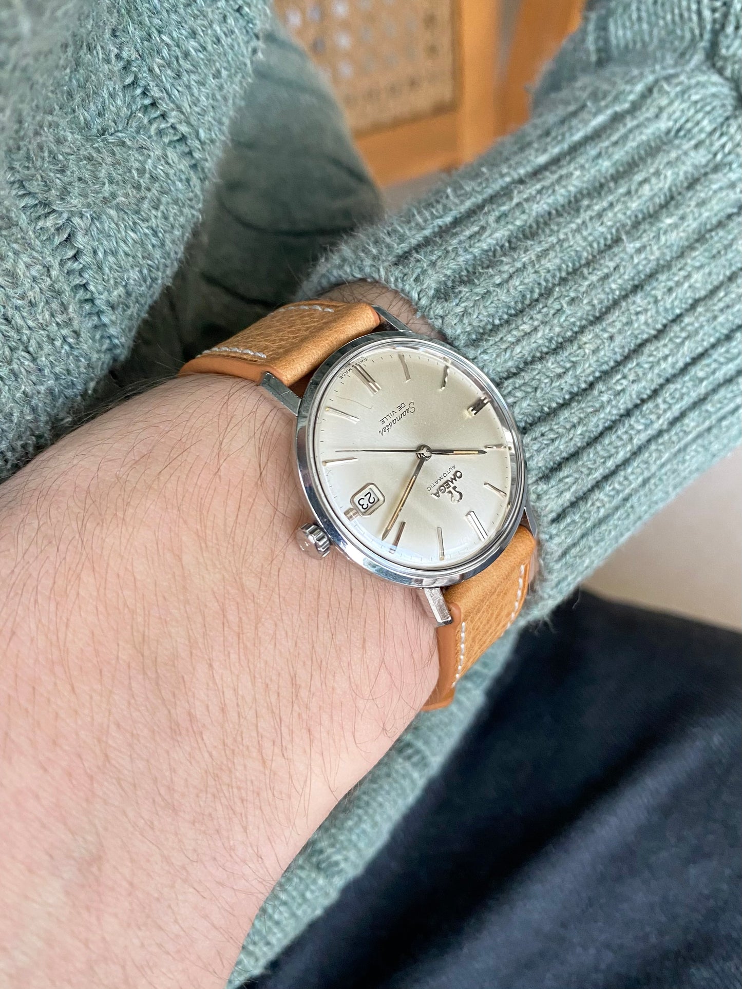 Omega Seamaster DeVille Automatic Date - Cal.562 Ref. 14910-SC61 - Montre Vintage Mécanique 1962