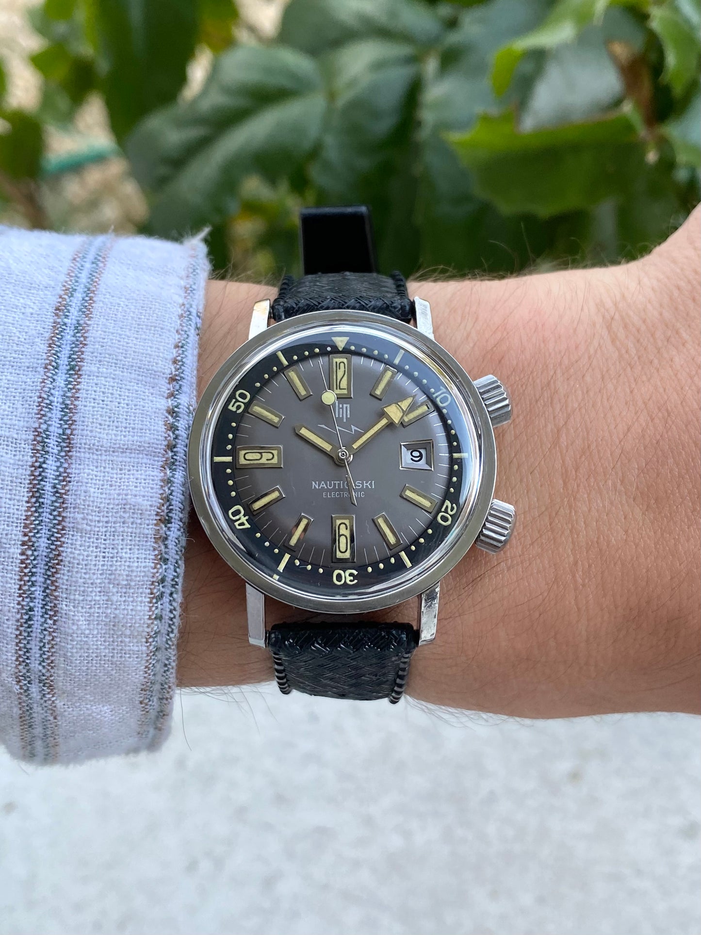 LIP Nautic-Ski Electronic Gris - Boîte + Garantie Totale - Montre Vintage R148 - 1969