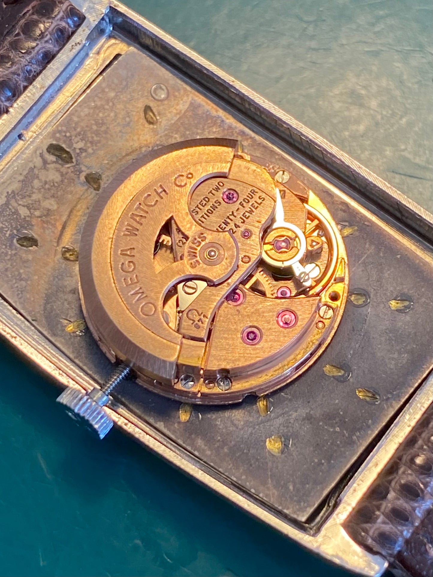 Omega DeVille Golden Mercury Automatic 161.034 Cal.671 Montre Vintage 1966