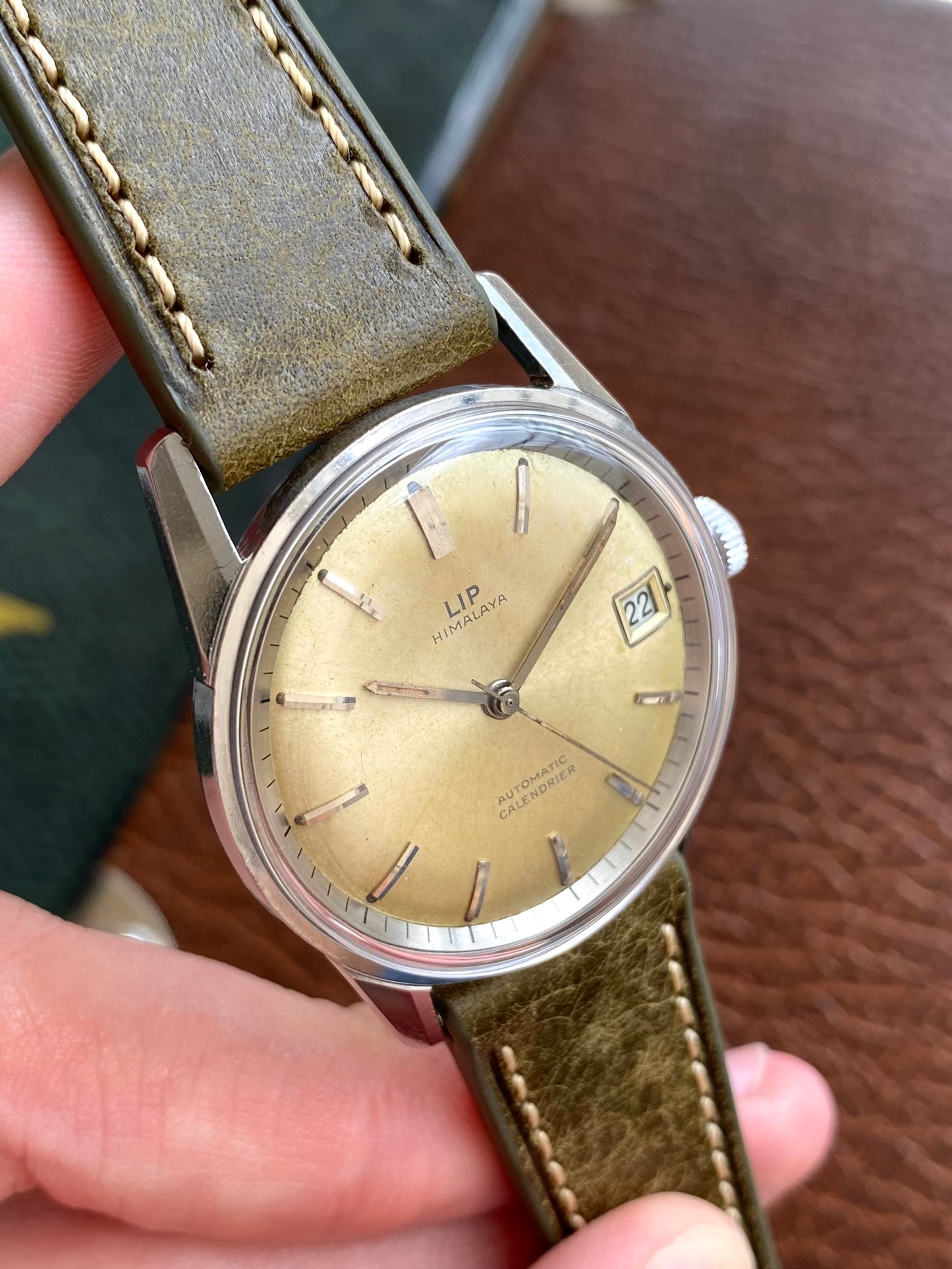 LIP Himalaya Automatic R153 - Montre Vintage France Mécanique Acier 1960