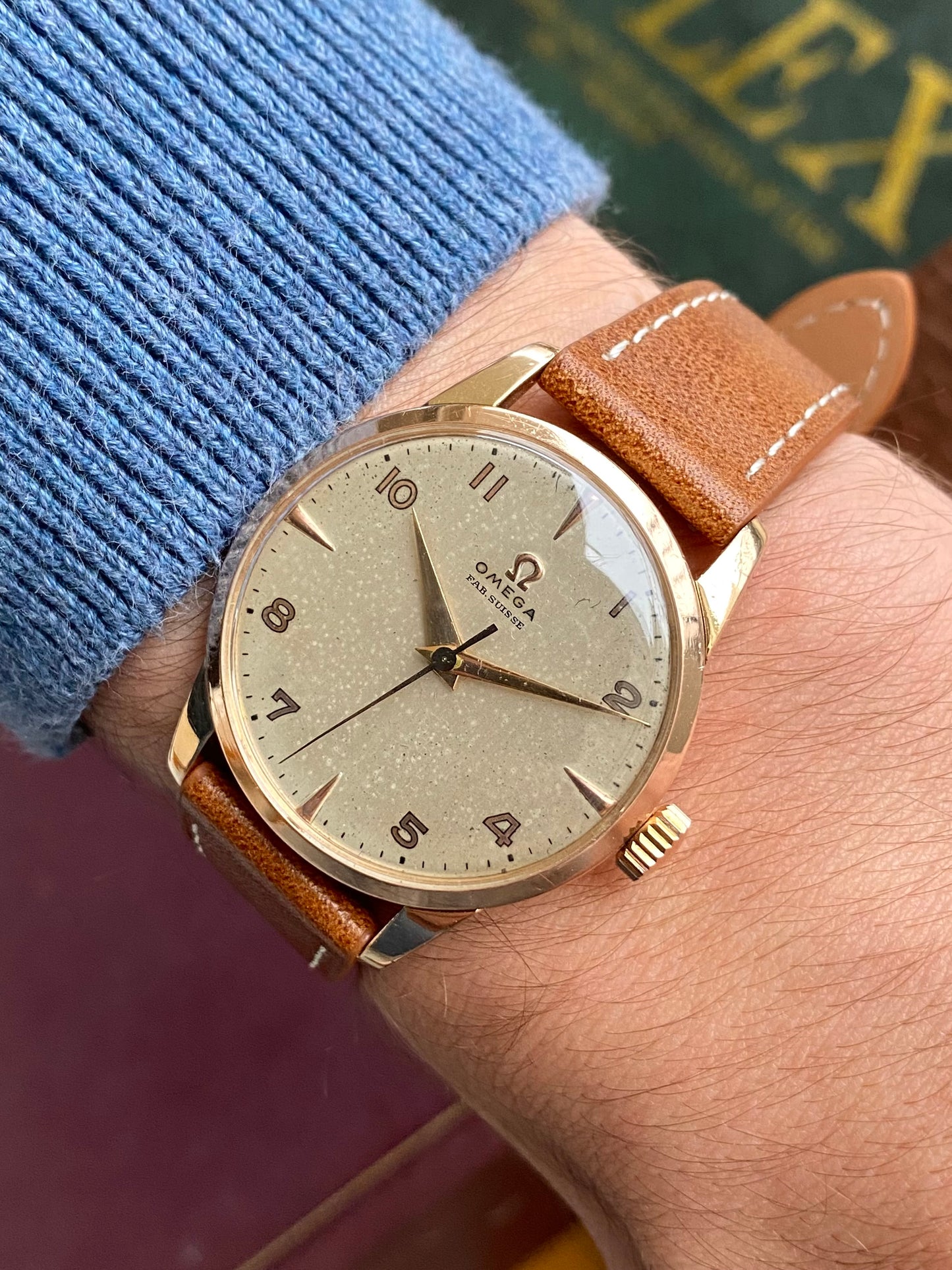 Omega Fab Suisse Plaqué Or 80 Microns - Montre Vintage Mécanique Cal.283 Ref.2513-3 - 1946