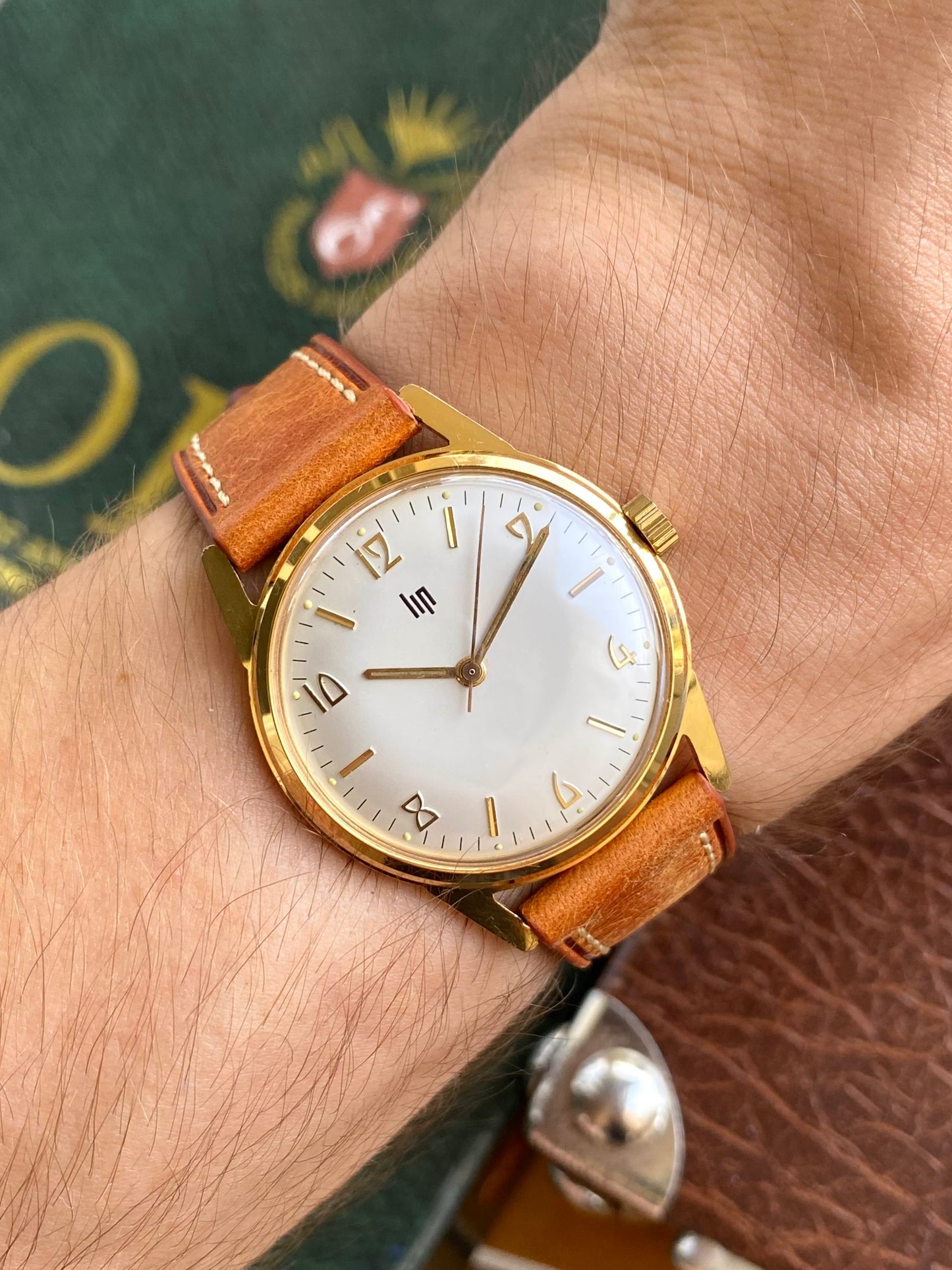 LIP France Montre Vintage Mécanique Plaqué Or RSC553 - 1960