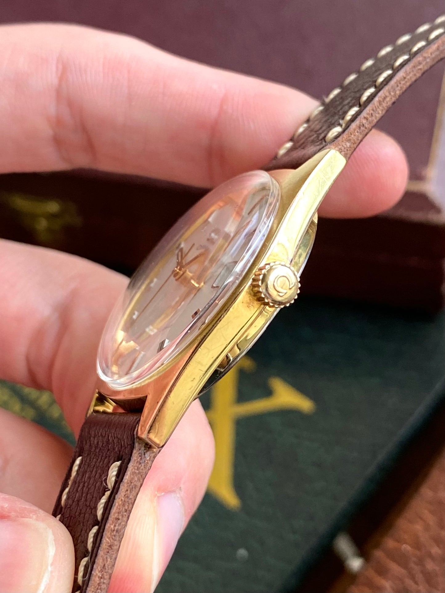 Omega Genève Plaqué Or - Cal. 613 Ref. 136.041 Montre Vintage Mécanique 1968