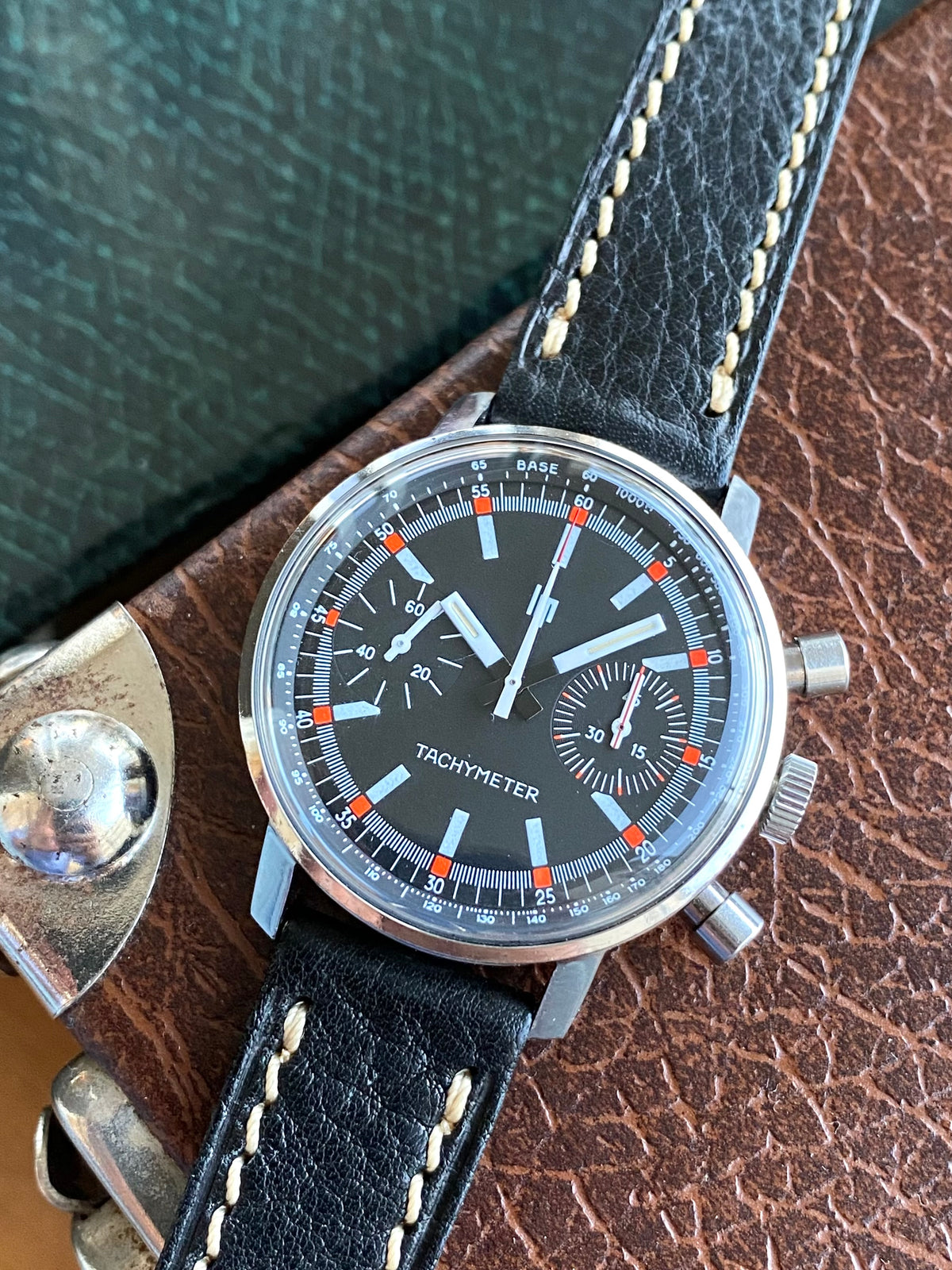 LIP Genève Tachymeter Rallye Chronographe Sport - Montre Vintage Mécanique Automobile 1960