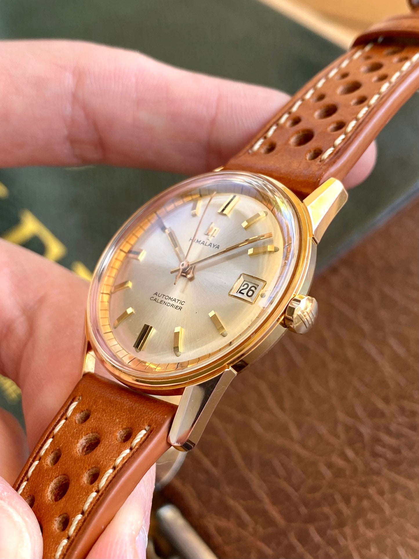 LIP Himalaya Automatic - France Montre Vintage Mécanique R153a Plaqué Or 1960