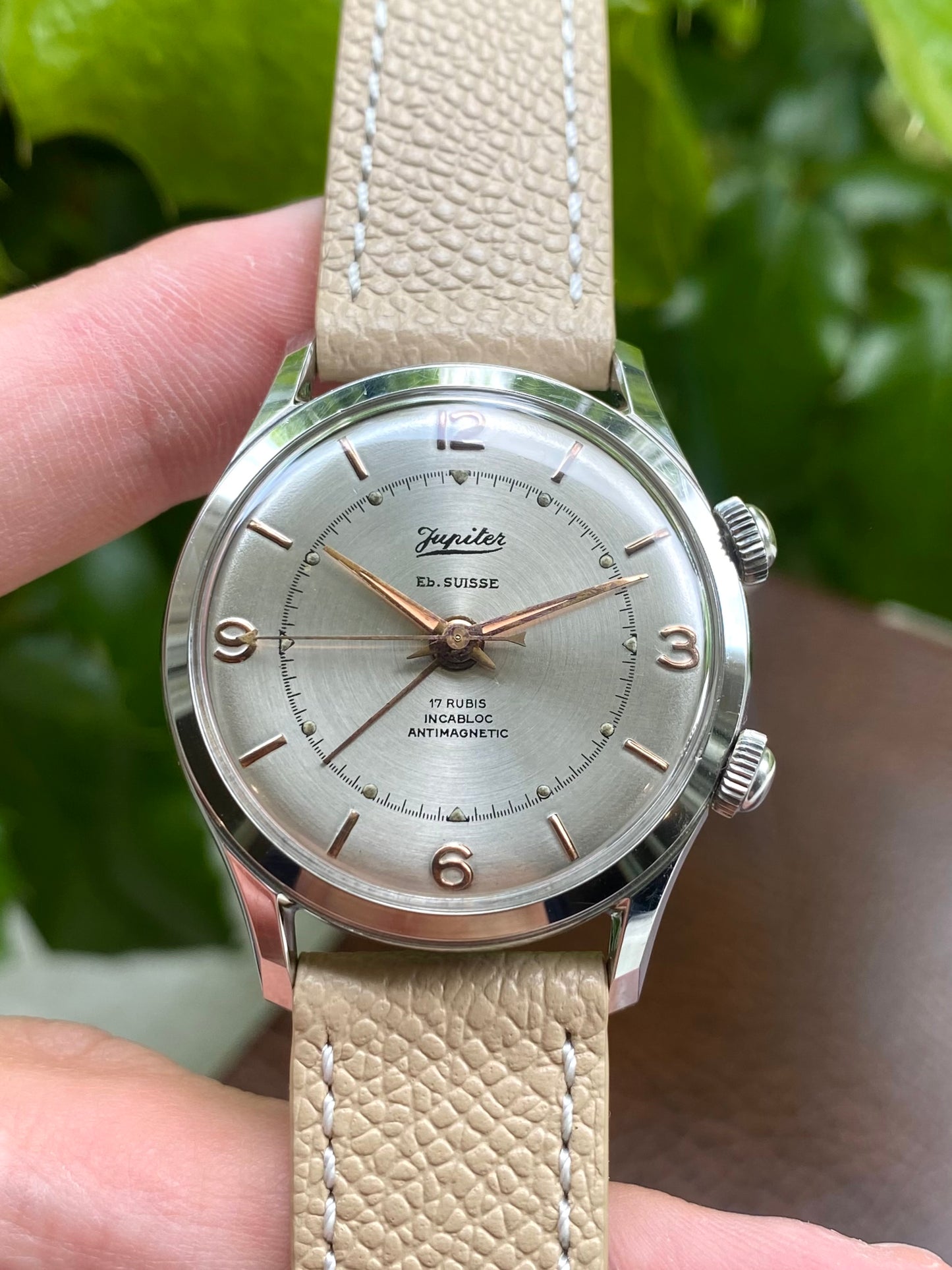 Jupiter Montre Ébauche Suisse Sonnerie Alarm AS.1475 Vintage Mécanique 1960