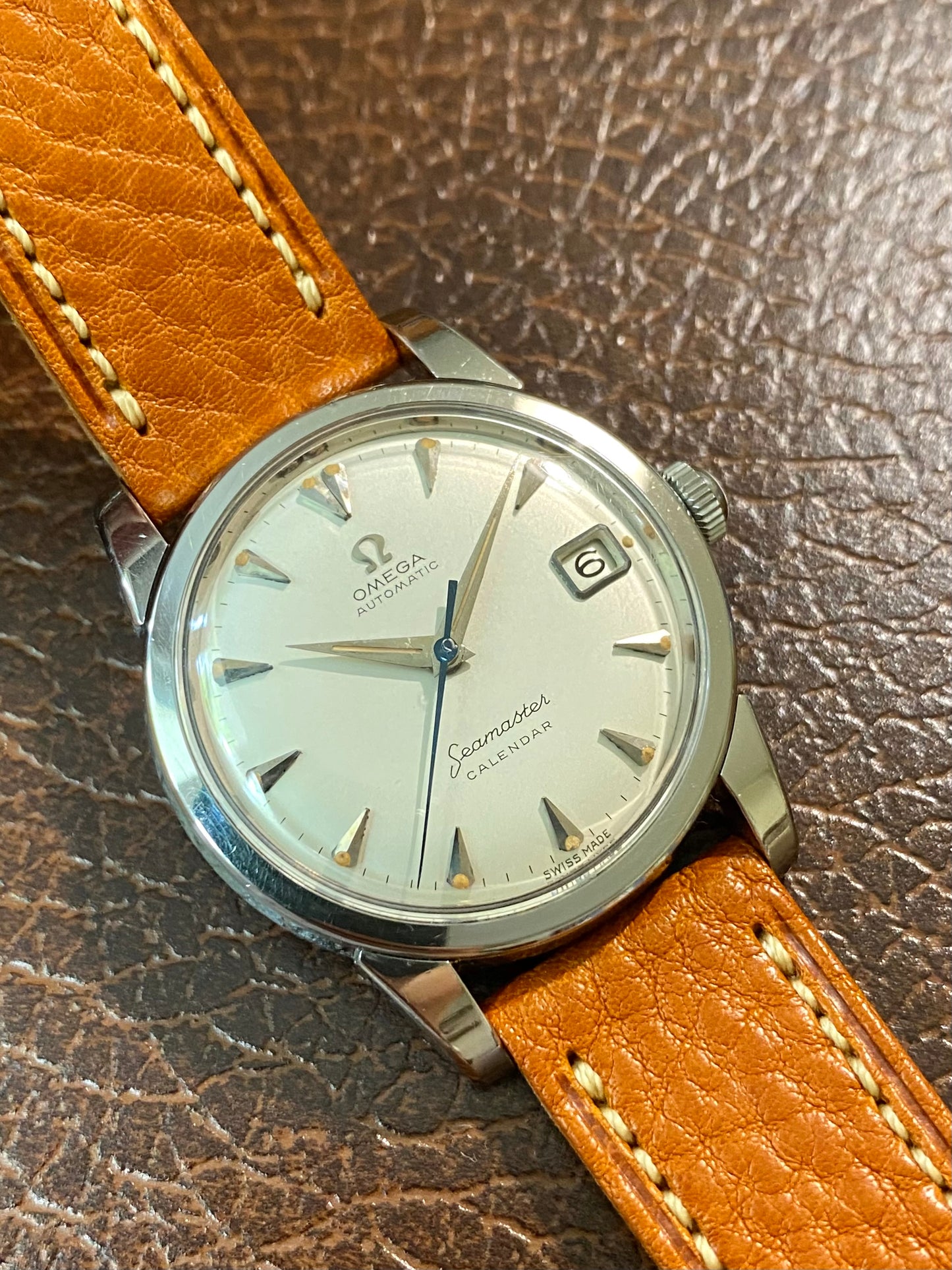 Omega Seamaster Calendar Automatic Cal.503 Montre Vintage Mécanique Ref.2849-10SC - 1957