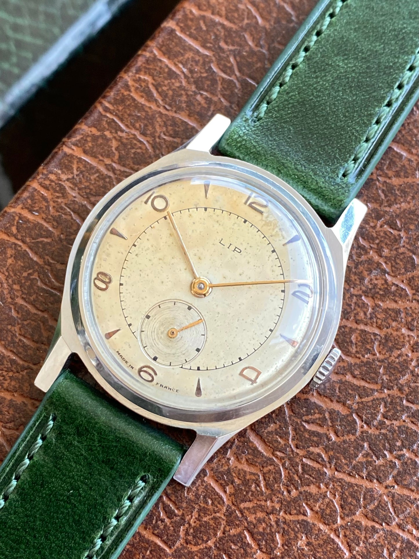 LIP R25 Made In France - Montre Vintage Mécanique Acier 1940