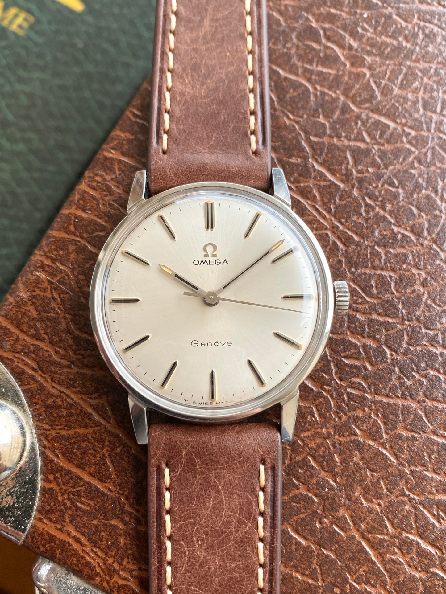 Omega Genève Transition Seamaster - Ref. 135.00011 Montre Vintage Mécanique Cal.601 Acier - 1967