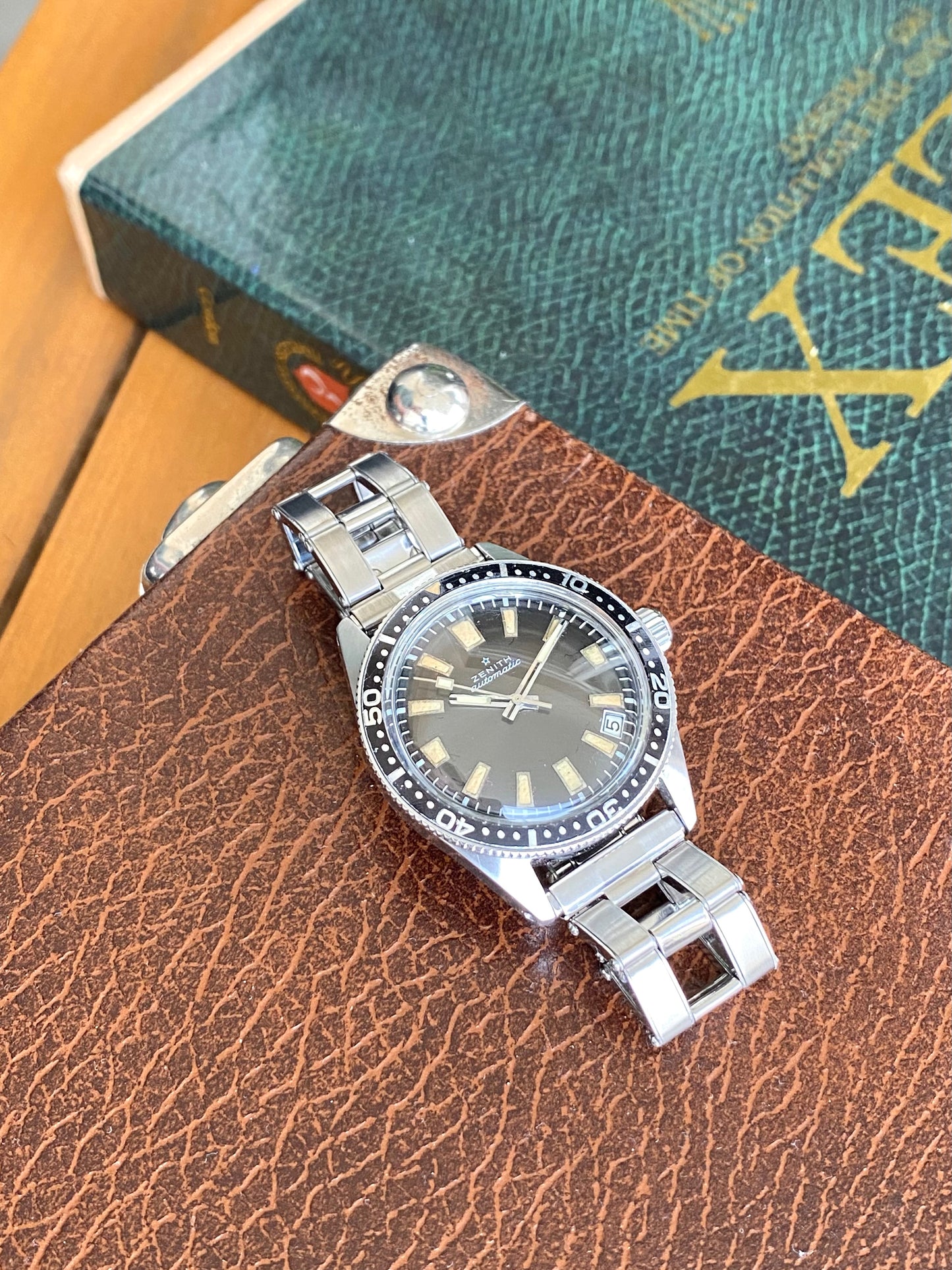 Zenith Skin Diver - Montre Vintage Plongée Automatic Cal. 2542PC 1960
