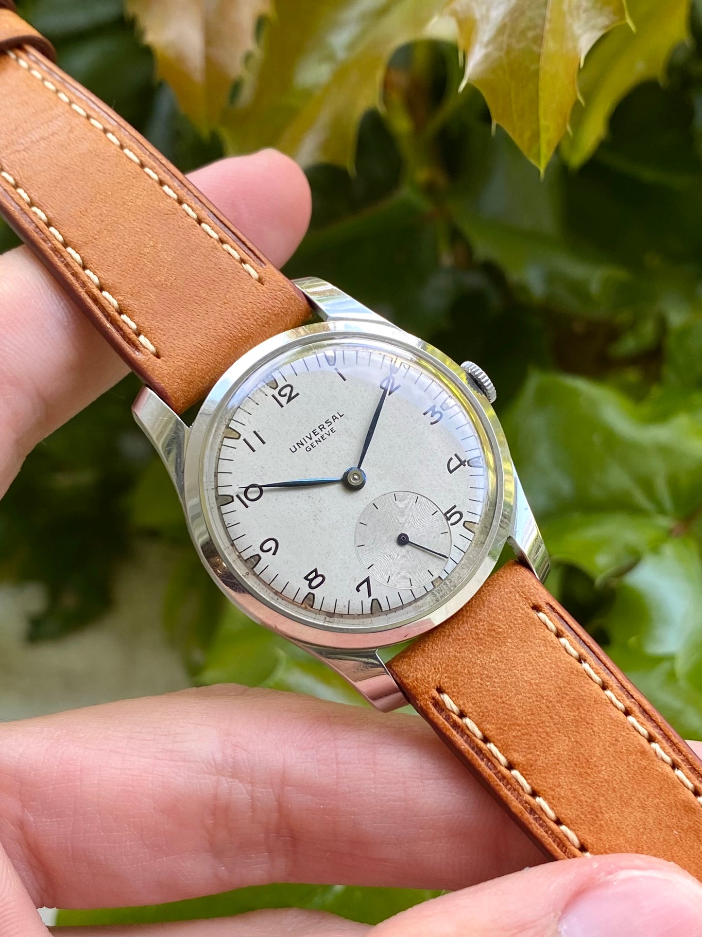 Universal Genève Montre Vintage Mécanique Cal.128 Réf. 212204 - 1954