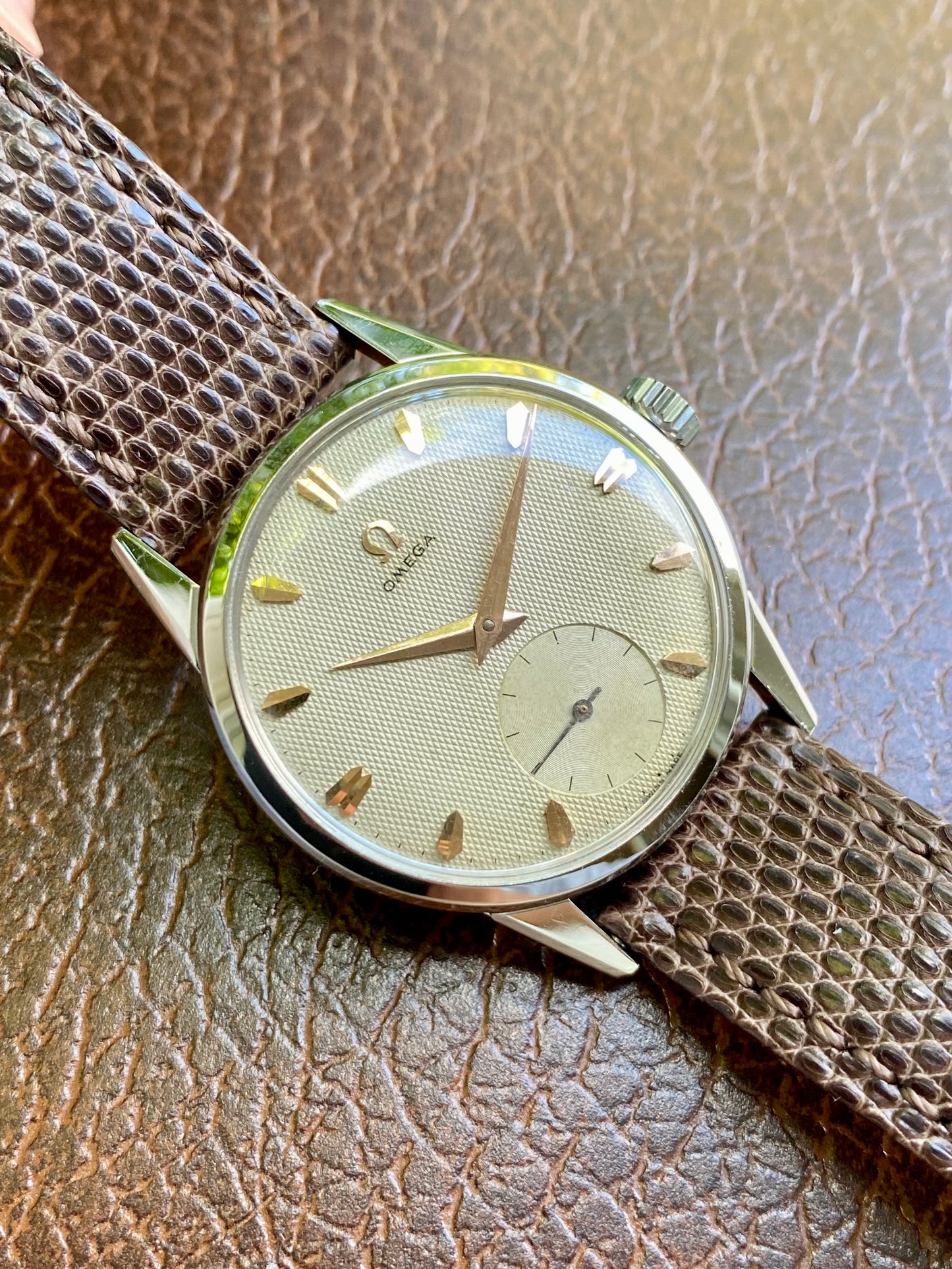 Omega Nid D’abeille "HoneyComb" Réf.14392-62-SC Montre Vintage Mécanique Cal.268 - 1959
