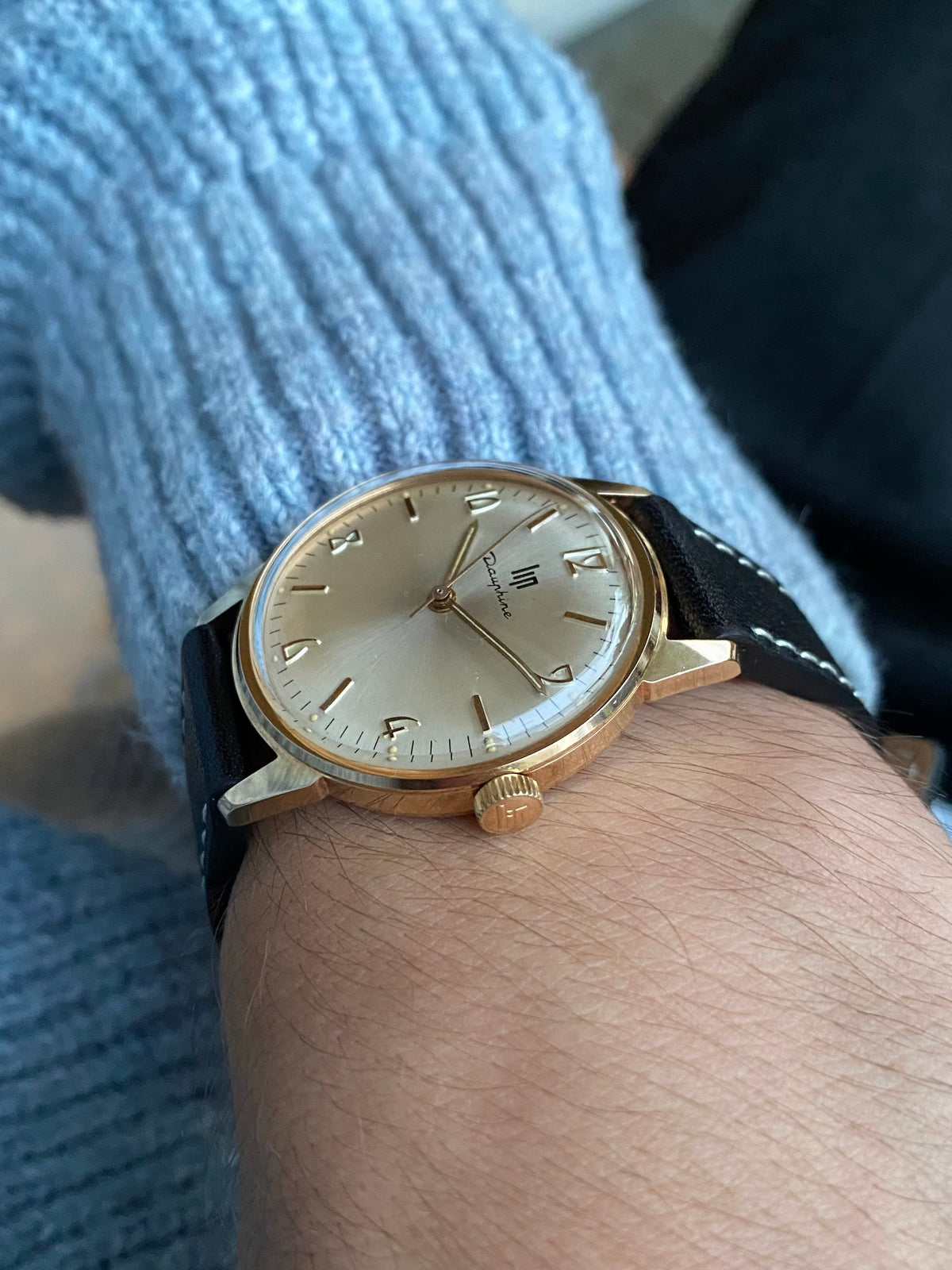 LIP Dauphine France - Montre Vintage Mécanique Plaqué Or RSC553 - 1960