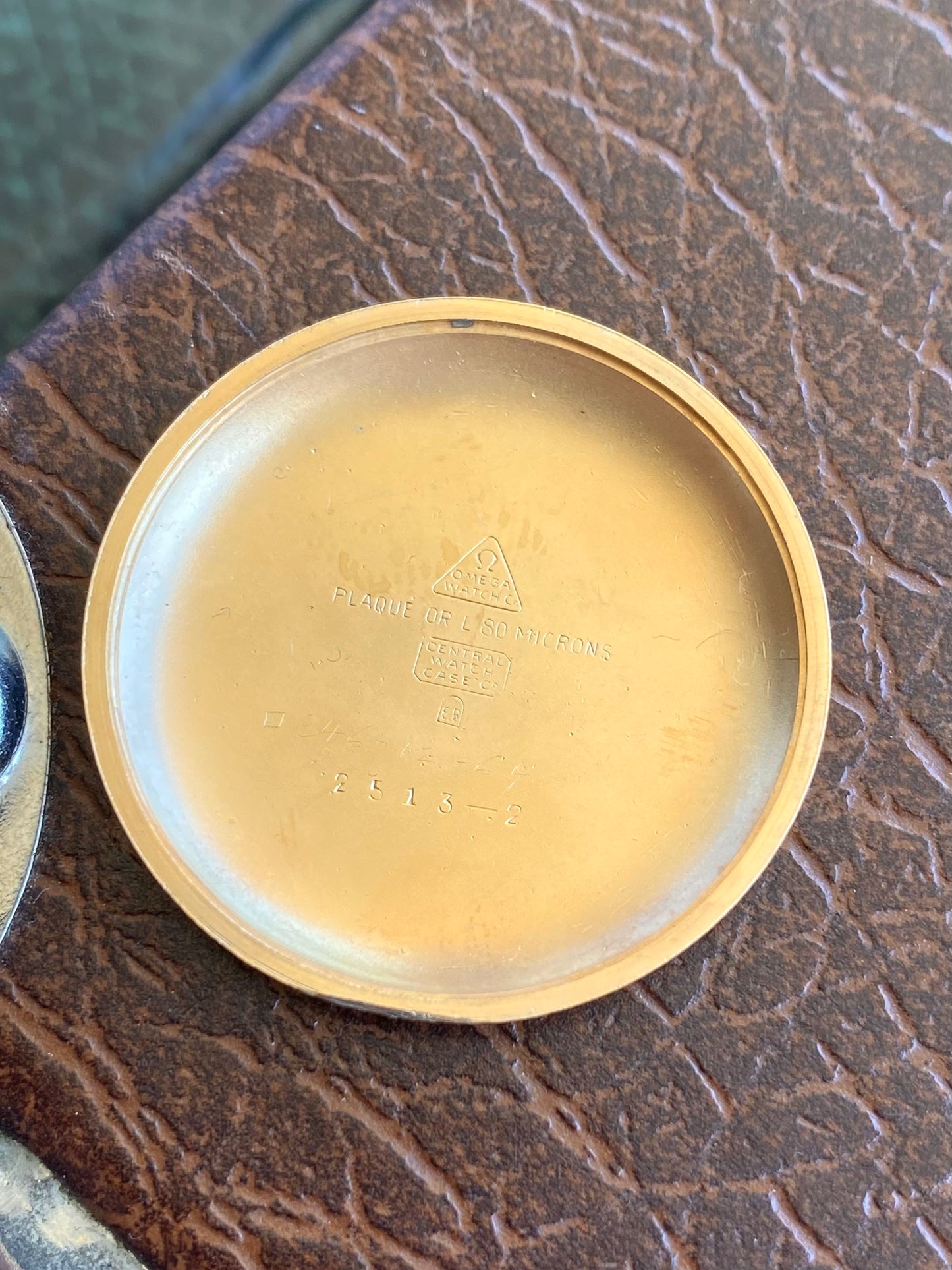 Omega Ref. 2513-2 Plaqué Or 80 Microns - Montre Vintage Mécanique Cal.283 - 1949 + Boucle