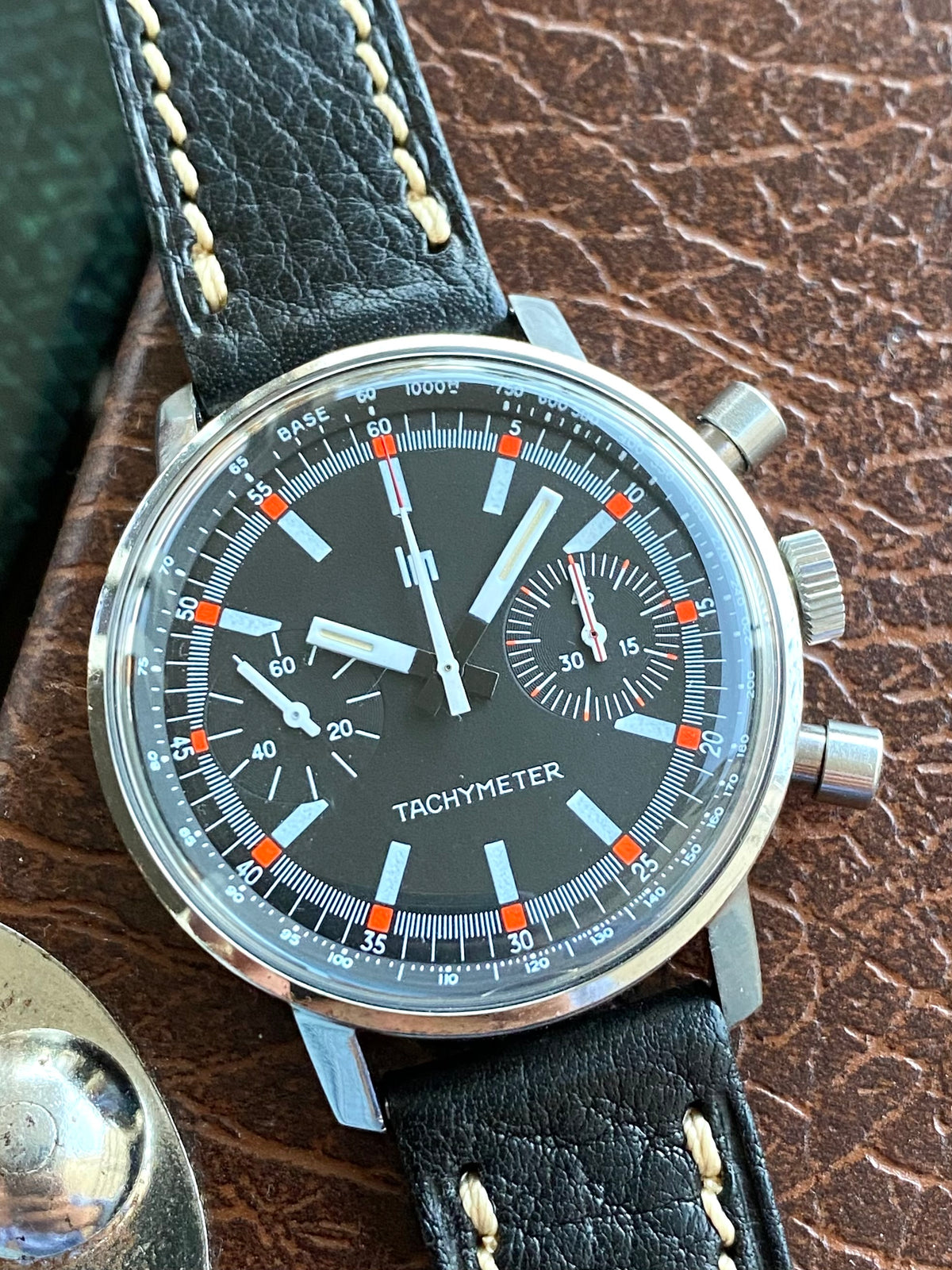 LIP Genève Tachymeter Rallye Chronographe Sport - Montre Vintage Mécanique Automobile 1960