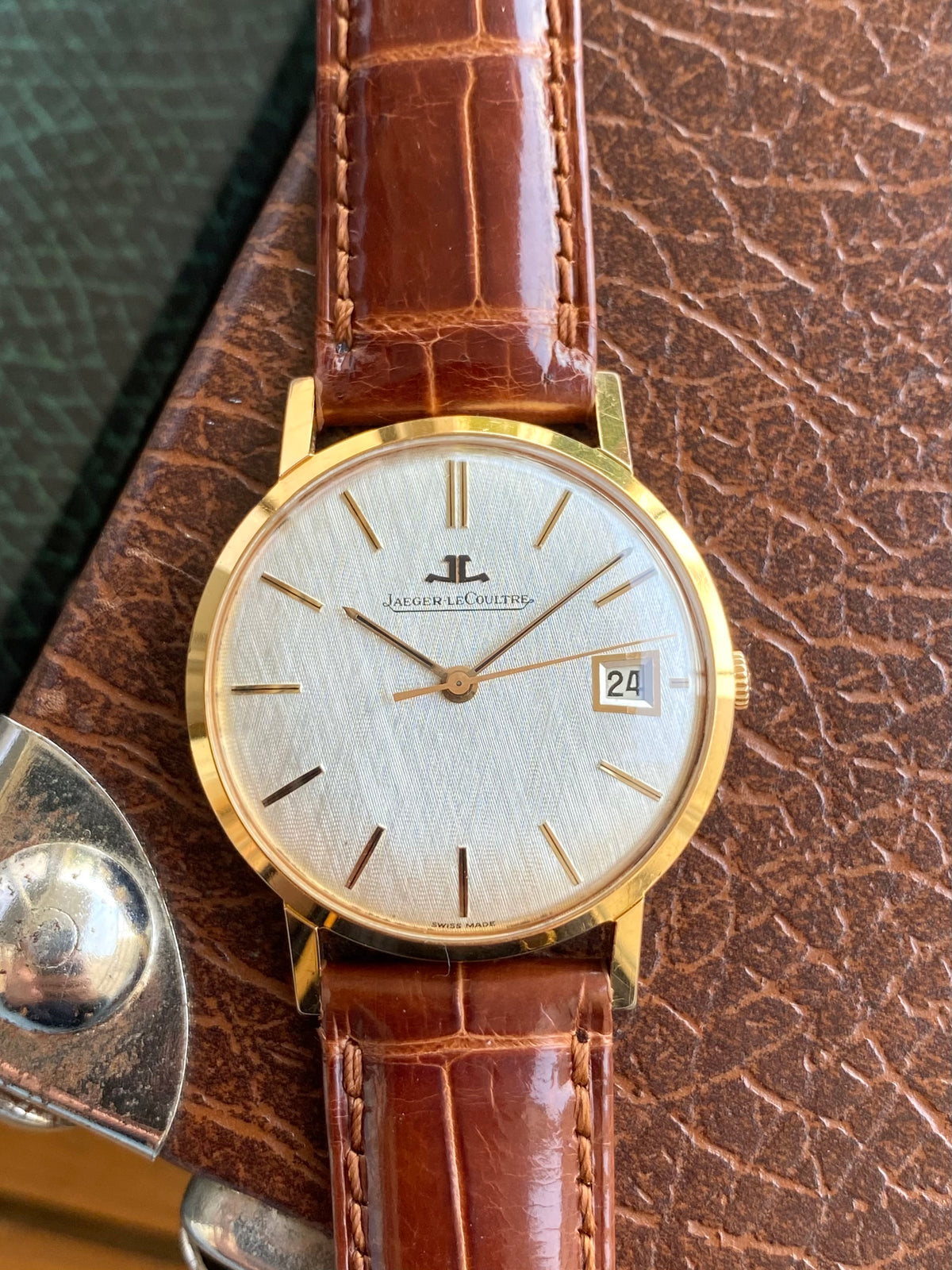Jaeger-LeCoultre Extra Plate Cadran LIN Cal. 886 - Montre Suisse Vintage Mécanique 1960