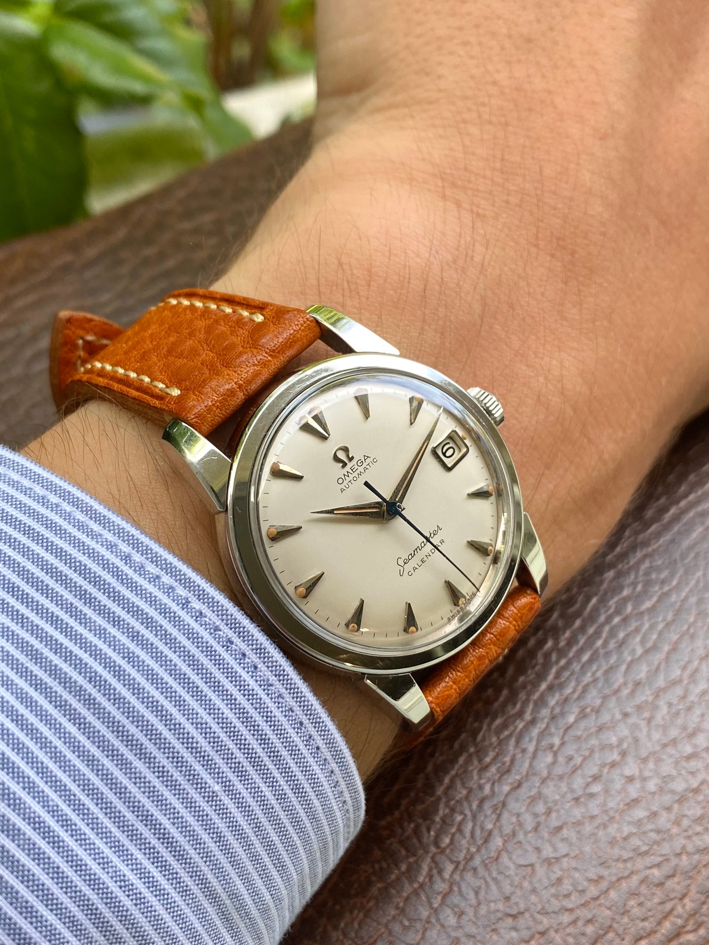 Omega Seamaster Calendar Automatic Cal.503 Montre Vintage Mécanique Ref.2849-10SC - 1957