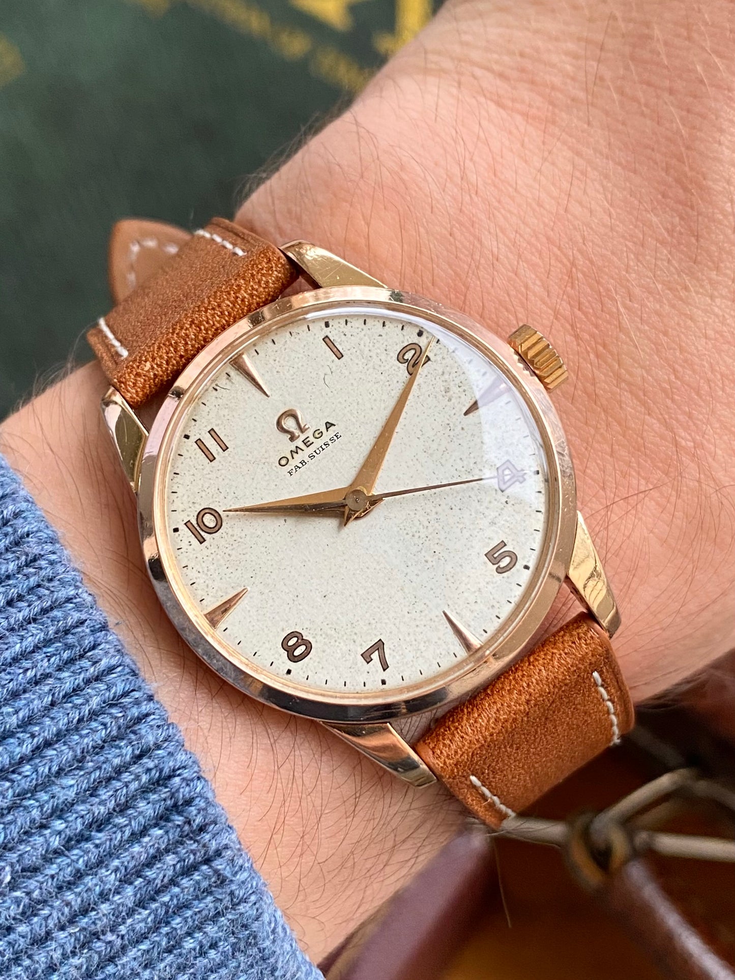 Omega Fab Suisse Plaqué Or 80 Microns - Montre Vintage Mécanique Cal.283 Ref.2513-3 - 1946