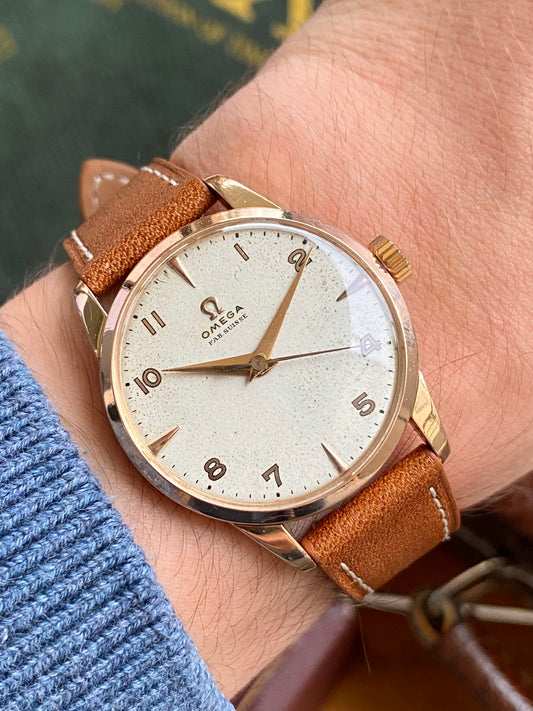 Omega Fab Suisse Plaqué Or 80 Microns - Montre Vintage Mécanique Cal.283 Ref.2513-3 - 1946