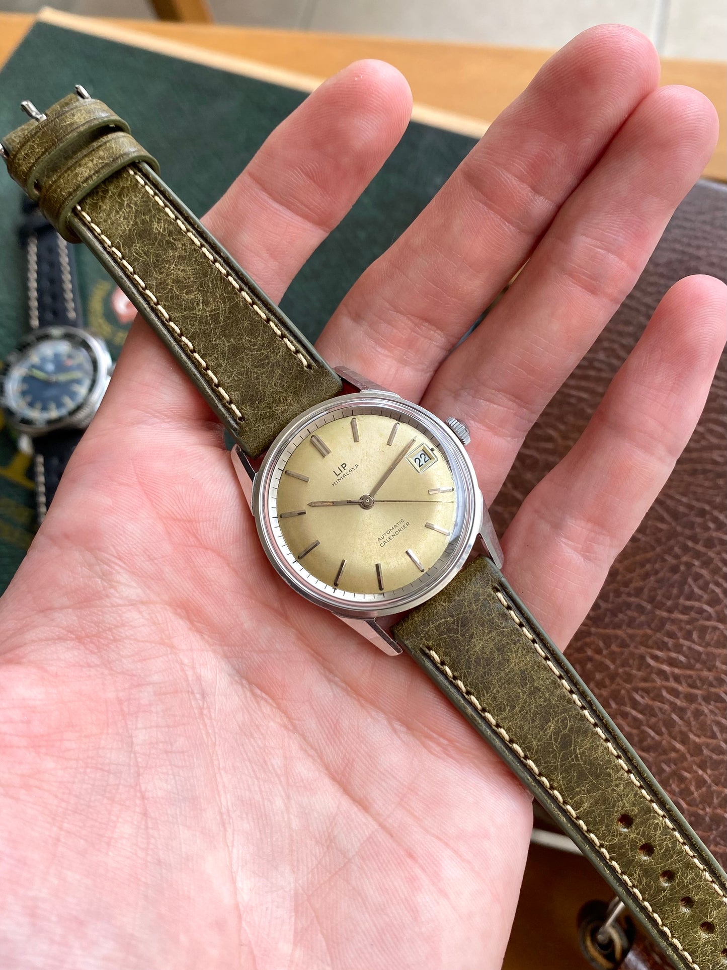 LIP Himalaya Automatic R153 - Montre Vintage France Mécanique Acier 1960