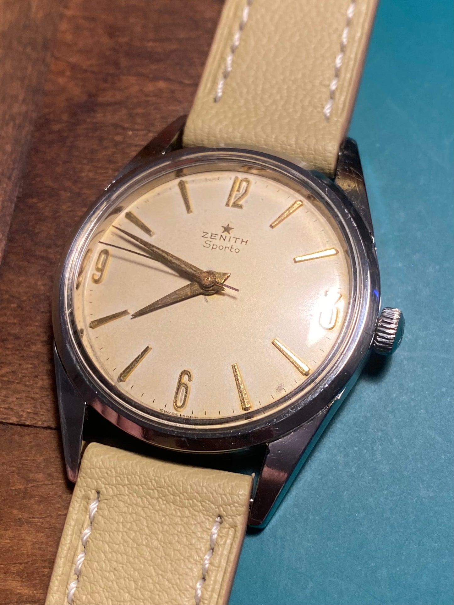 Zenith Sporto Montre Vintage Mécanique 1960 + Boîte