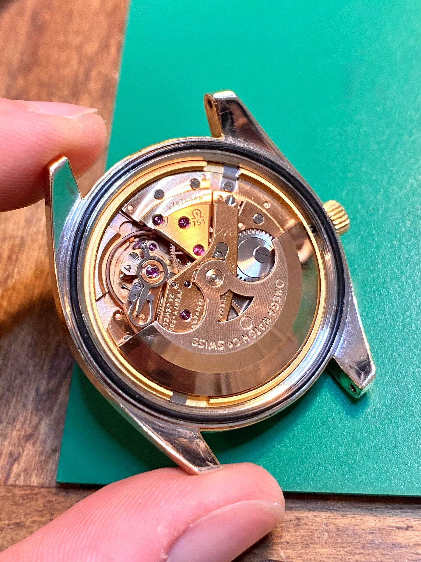 Omega Seamaster Chronometer Automatic - Ref. 168.023 Plaqué Or Bracelet 1069 - Montre Vintage Mécanique Calendrier Cal. 751 - 1968
