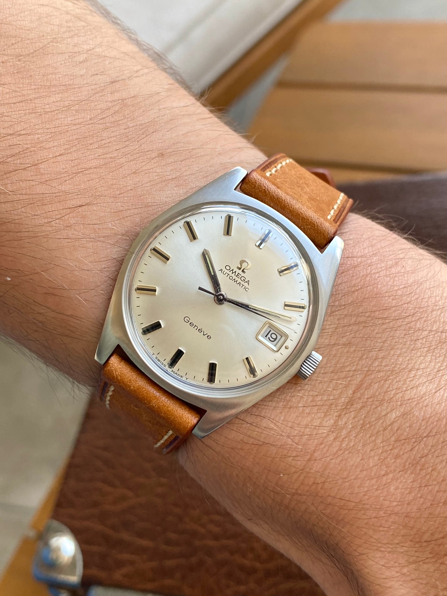 Omega Genève Automatic Cal.565 Montre Vintage Mécanique 166.041 - 1968