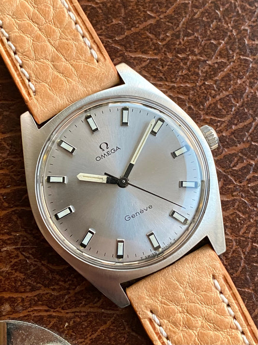 Omega Genève Racing Cal. 601 - Montre Vintage Mécanique Sport 135.041 - 1969