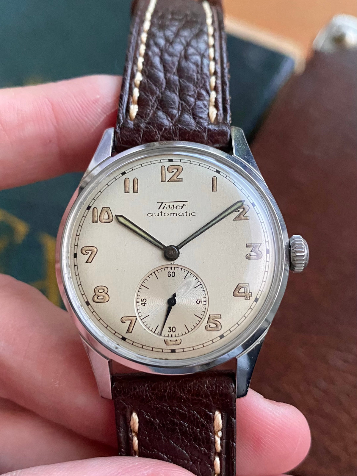Tissot Bumper Automatic Ref. 6540-1 Montre Vintage Mécanique Acier 1940