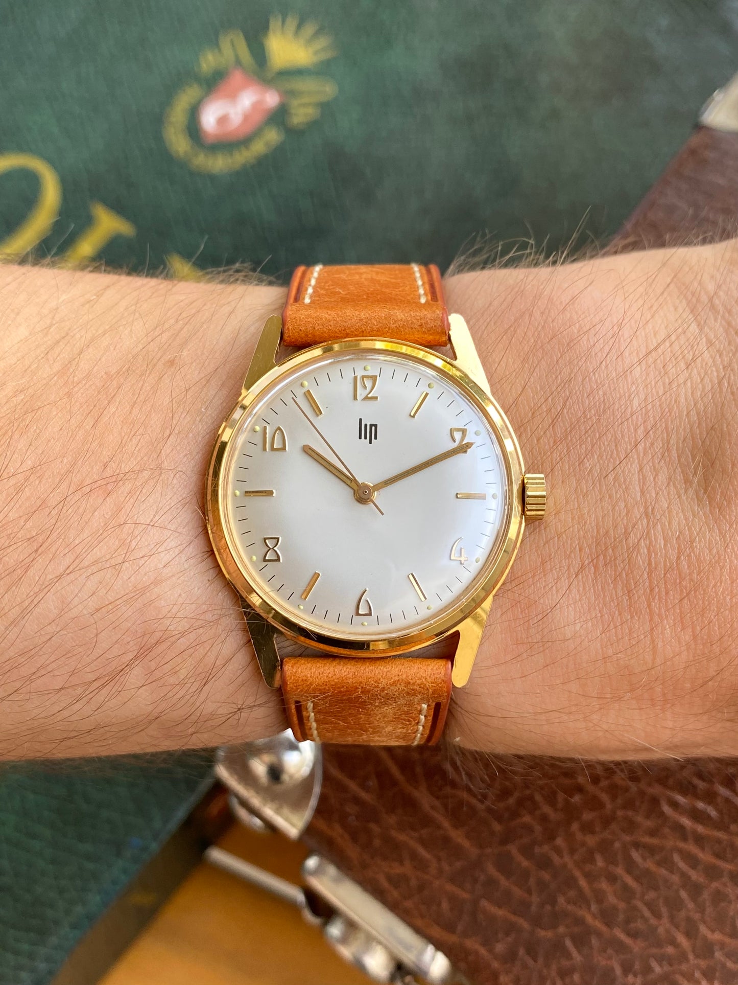 LIP France Montre Vintage Mécanique Plaqué Or RSC553 - 1960