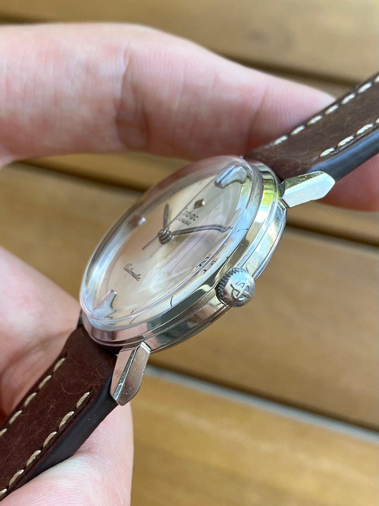 Zodiac Glorious Automatic Date - Montre Vintage Suisse Mécanique Cal.70-72 - 1960